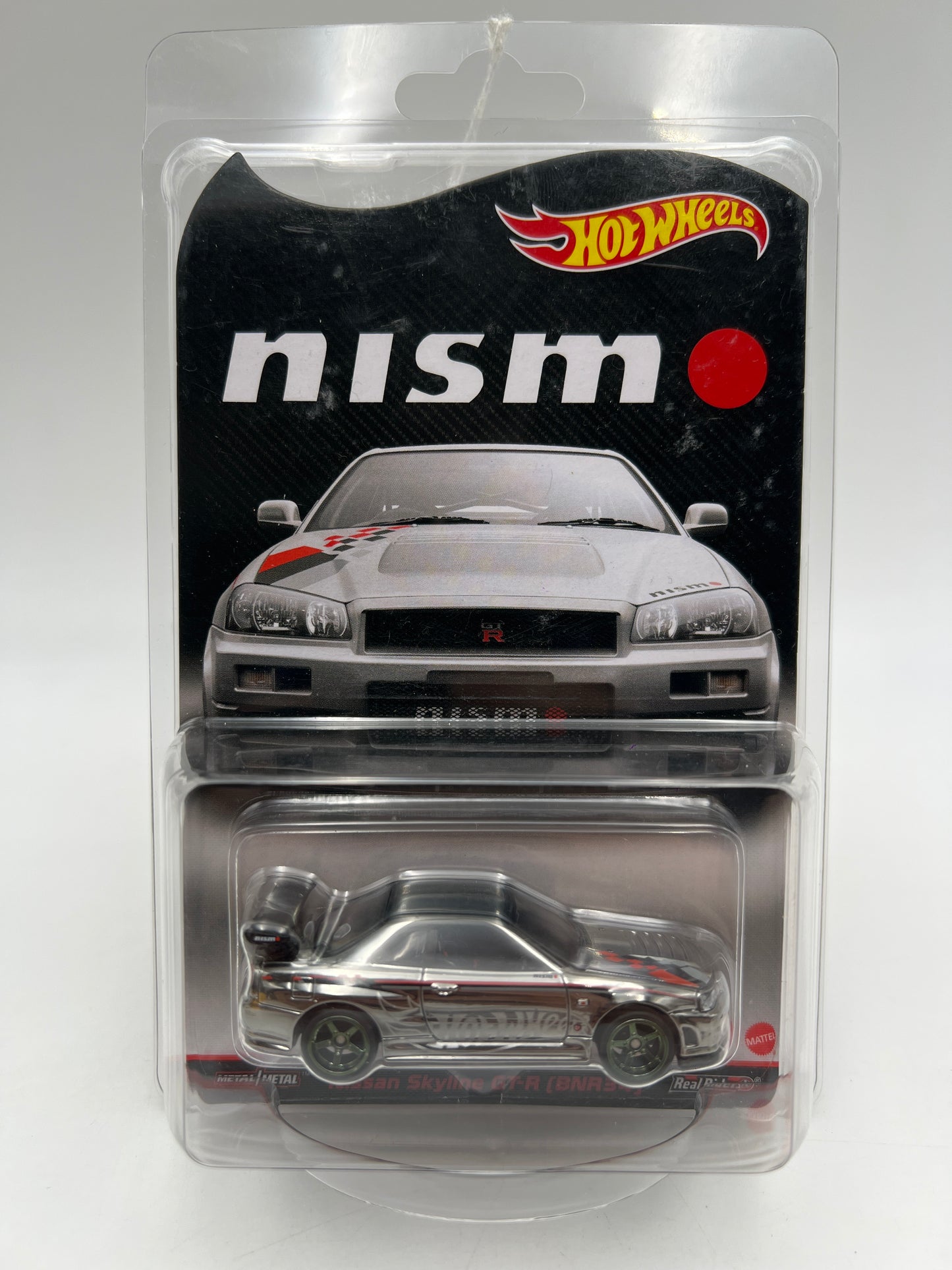 Hot Wheels RLC #14480/30000 Nismo Nissan Skyline GT-R BNR34 Chrome W/Protector