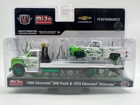M2 Machines MJS04 MiJo Exclusives CHASE 1/400 1968 C60 Truck & 1979 Chevrolet Silverado VHTF