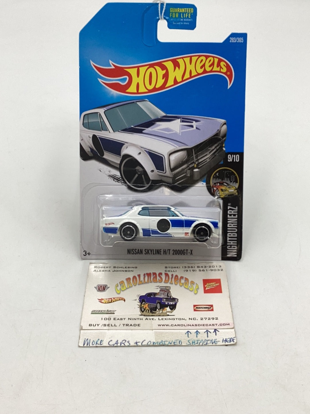 2017 Hot Wheels #283 Nissan Skyline H/T 2000GT-X 83D