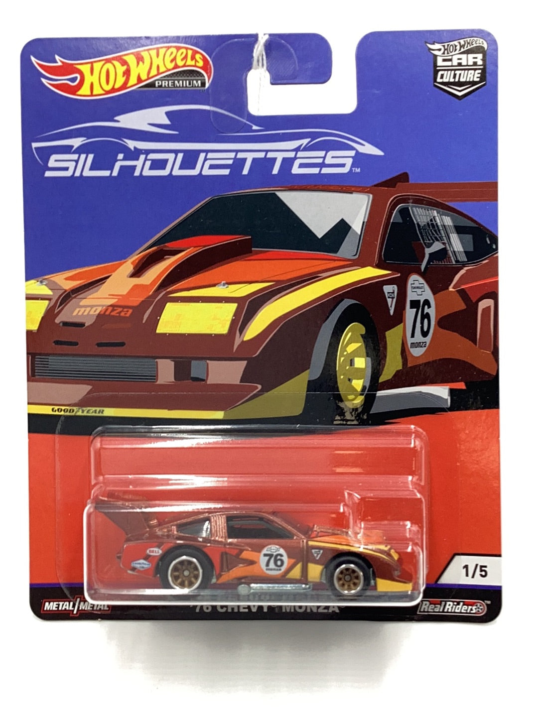 Hot wheels car culture silhouettes #1 76 Chevy Monza