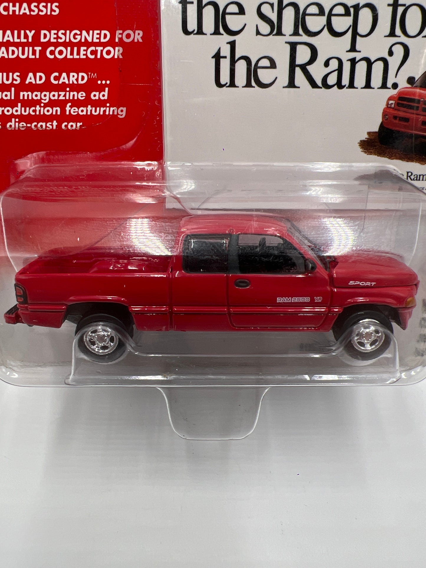Johnny Lightning Ad Rods 2000 Dodge Ram 2500 Red 228A