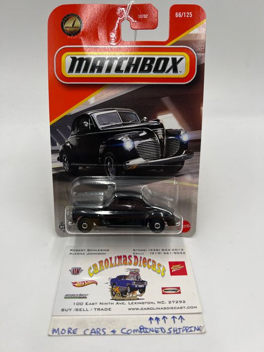 2025 Matchbox #66 1941 Plymouth Coupe Black 214H