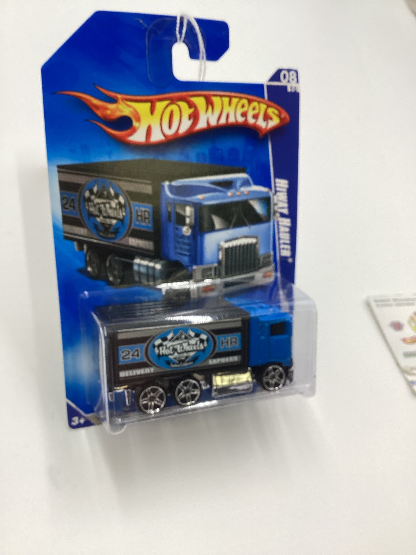 2009 Hot wheels #114 Hiway Hauler Blue 116D