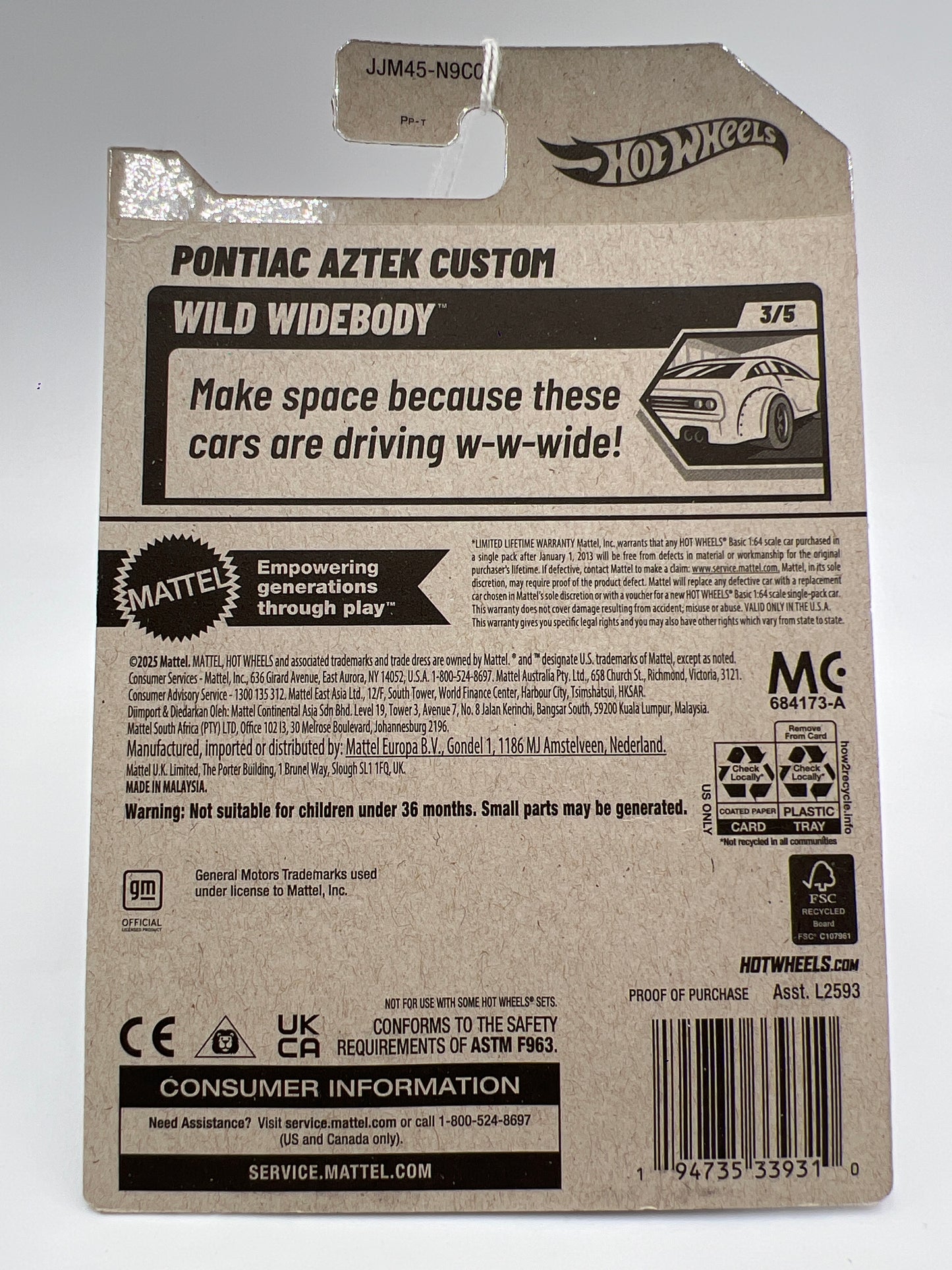 2026 Hot Wheels Dollar General Exclusive Pontiac Aztek Custom Orange 240D