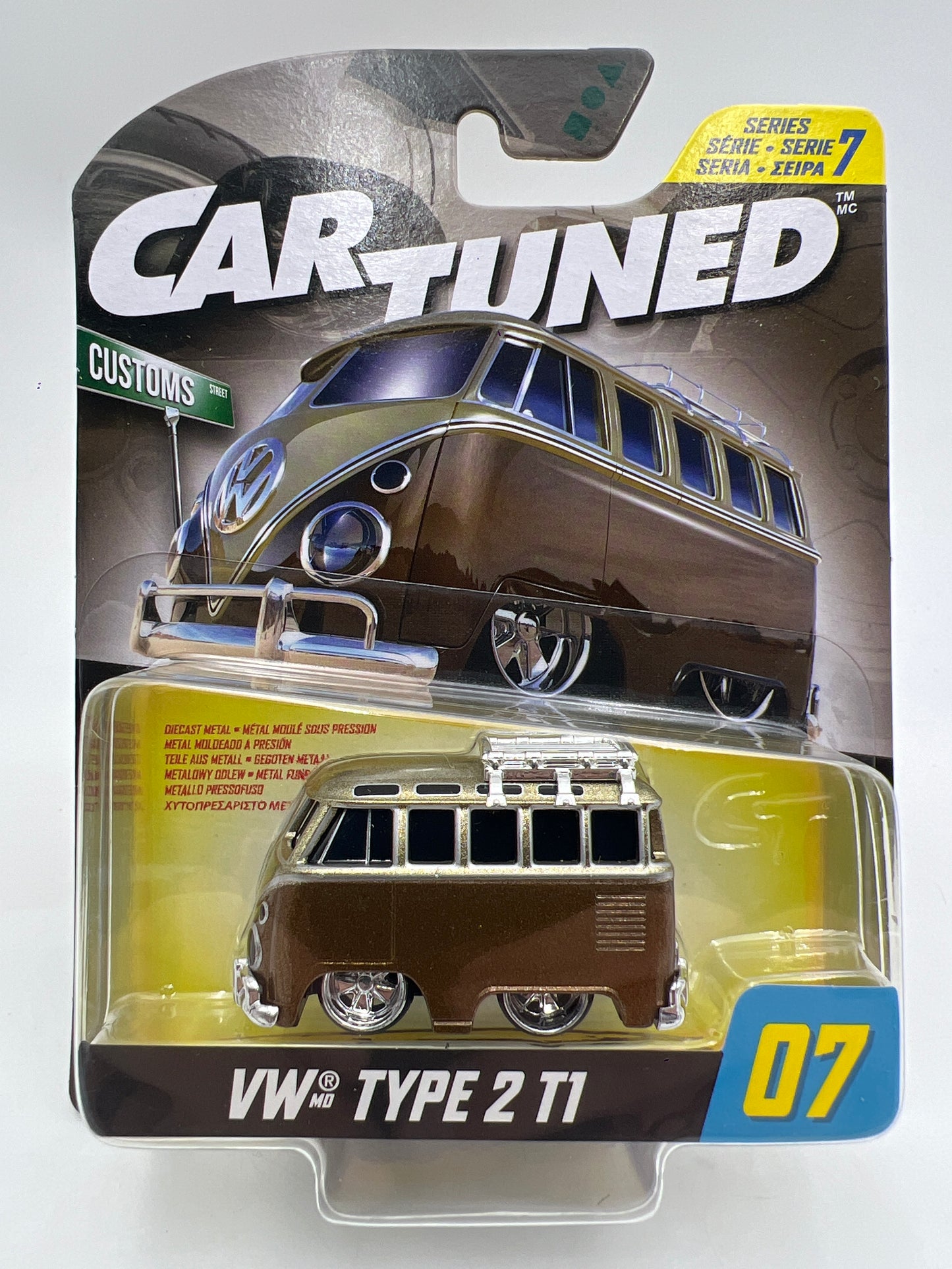 MGA Car Tuned Hobby Exclusive Series 7 #7 VW Type 2 T1 Brown