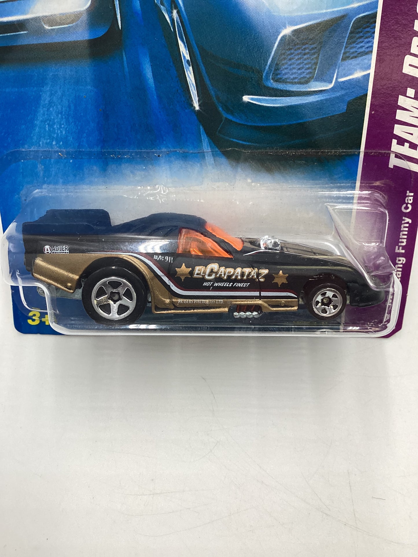 2008 Hot Wheels HW Team: Drag Racing #157 Mustang Funny Car Matte Black Has Casting Error See Details 239H