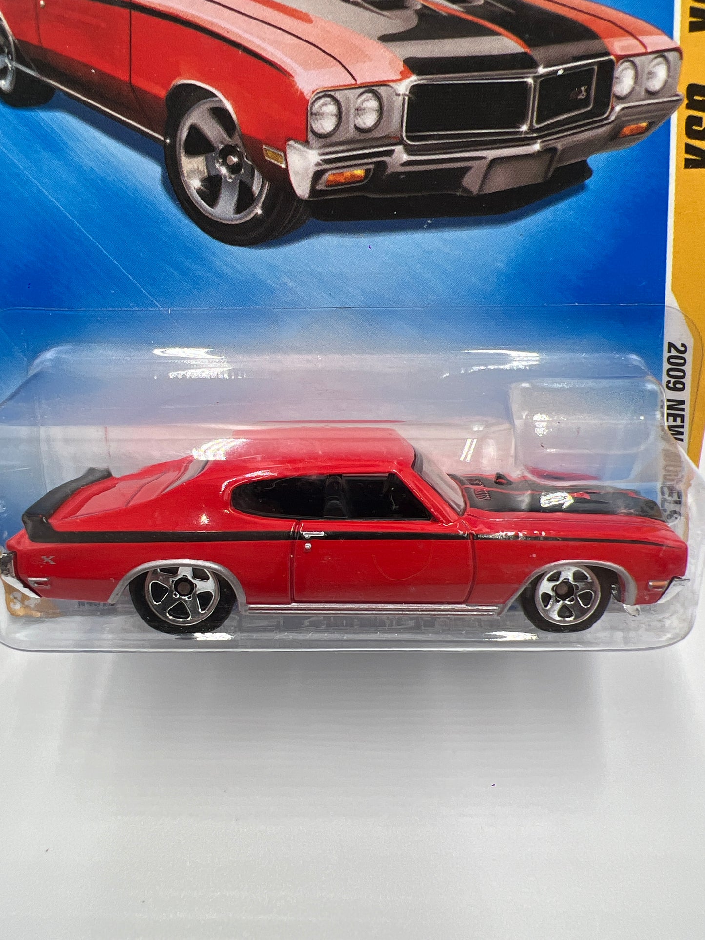 2009 Hot Wheels New Models #7 70 Buick GSX Red 46G