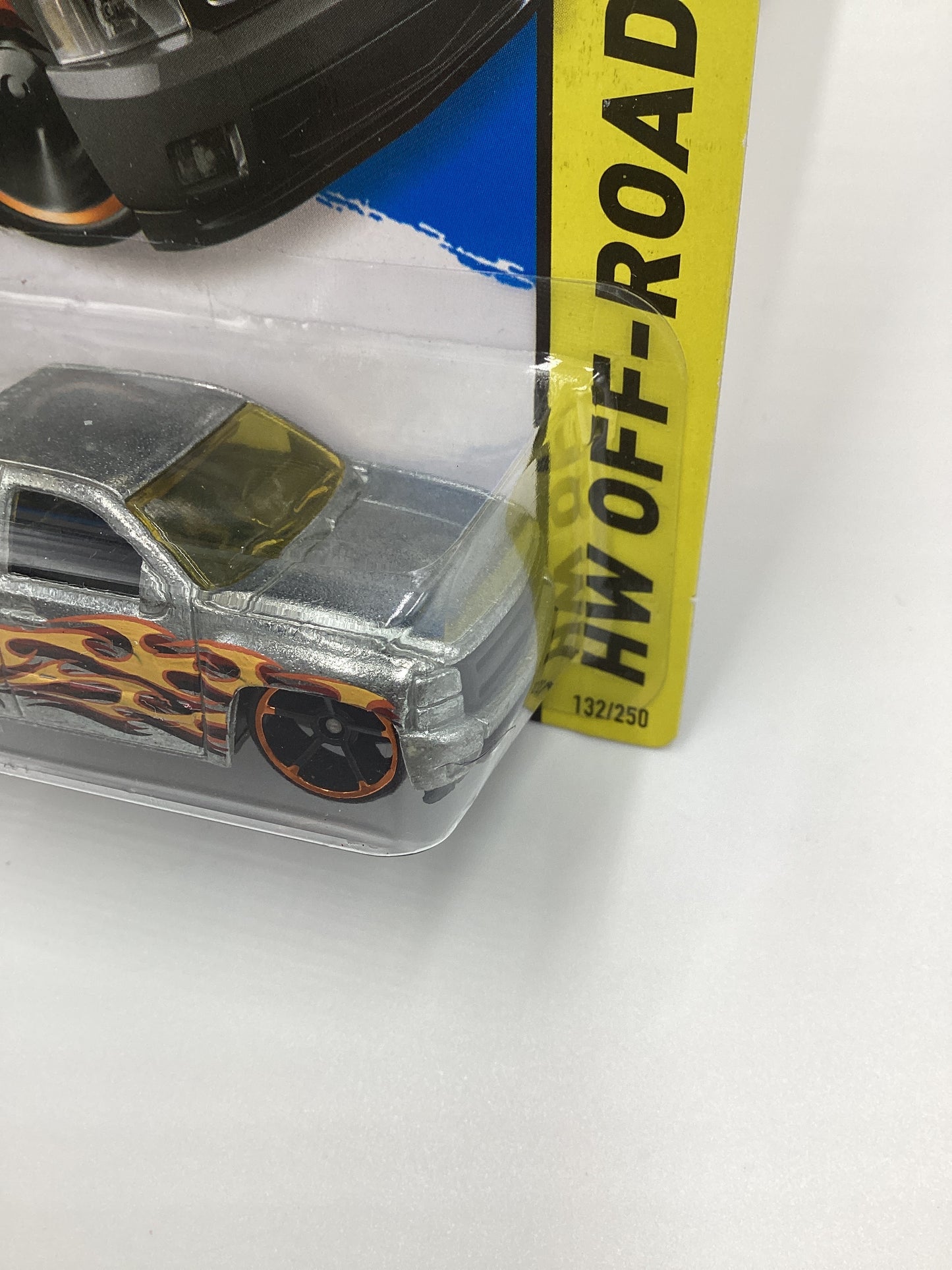 2014 Hot Wheels Off-Road #132 Zamac Chevy Silverado W/Protector *See Description*