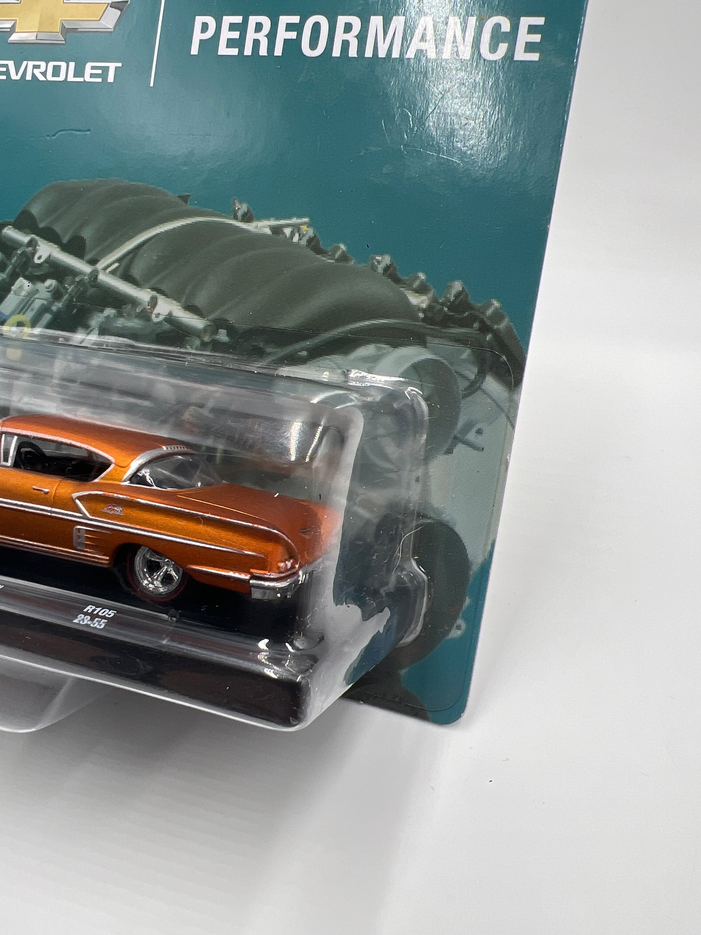 M2 Machines Auto Drivers 1958 Chevrolet Impala Orange R105 191A