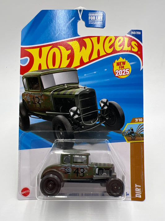 2025 Hot Wheels M Case Dirt #140 Ford Model A Custom 31 Green 32i