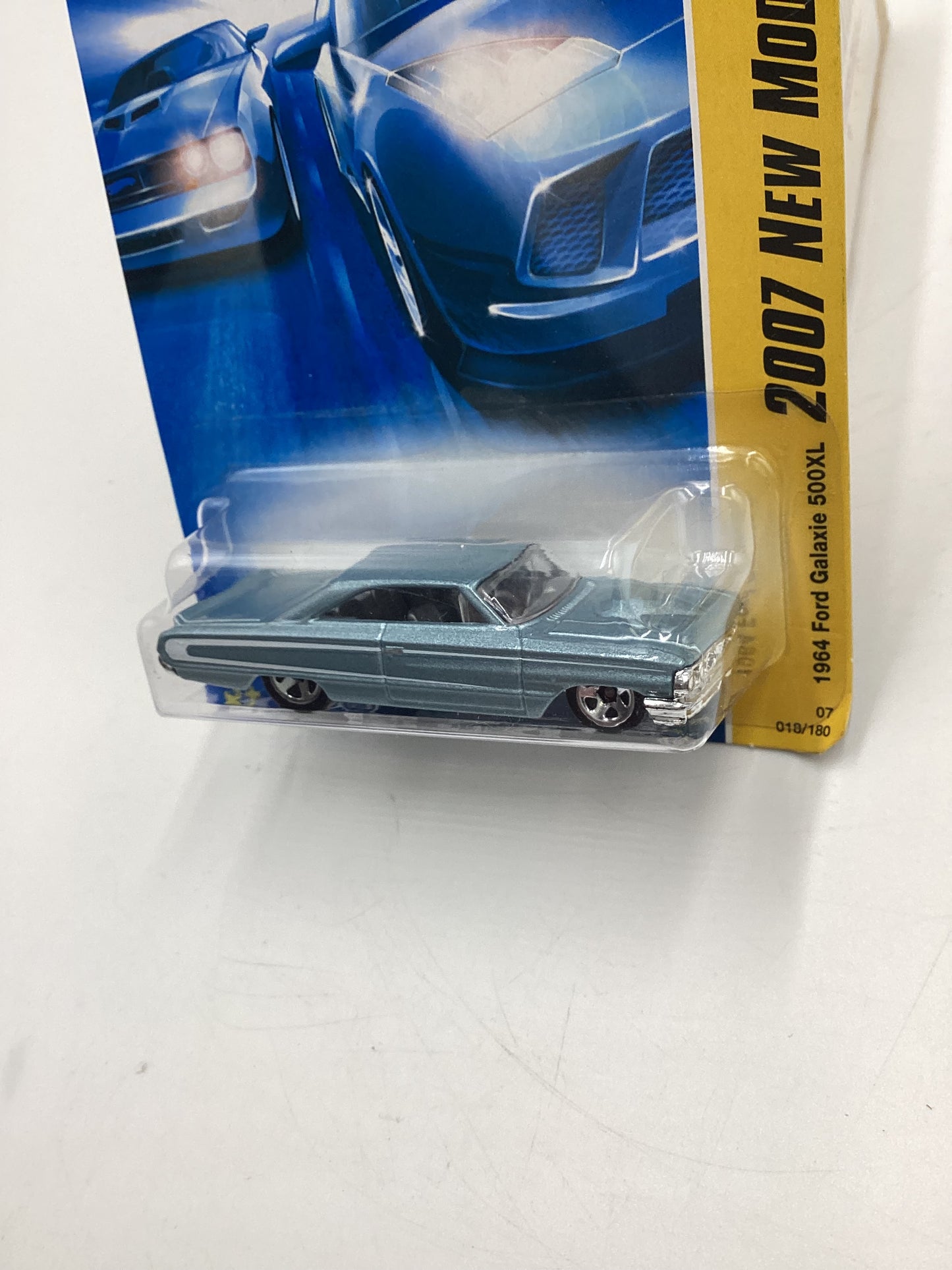 2007 Hot Wheels New Models #18 1964 Ford Galaxie 500XL Light Blue 9D