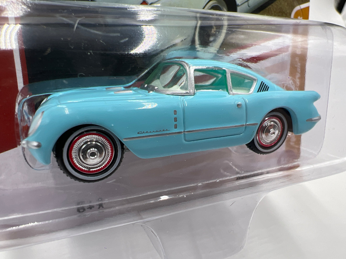 Johnny Lightning Classic Gold Release 2 Version B 1954 Chevy Corvair Concept Light Blue 229C