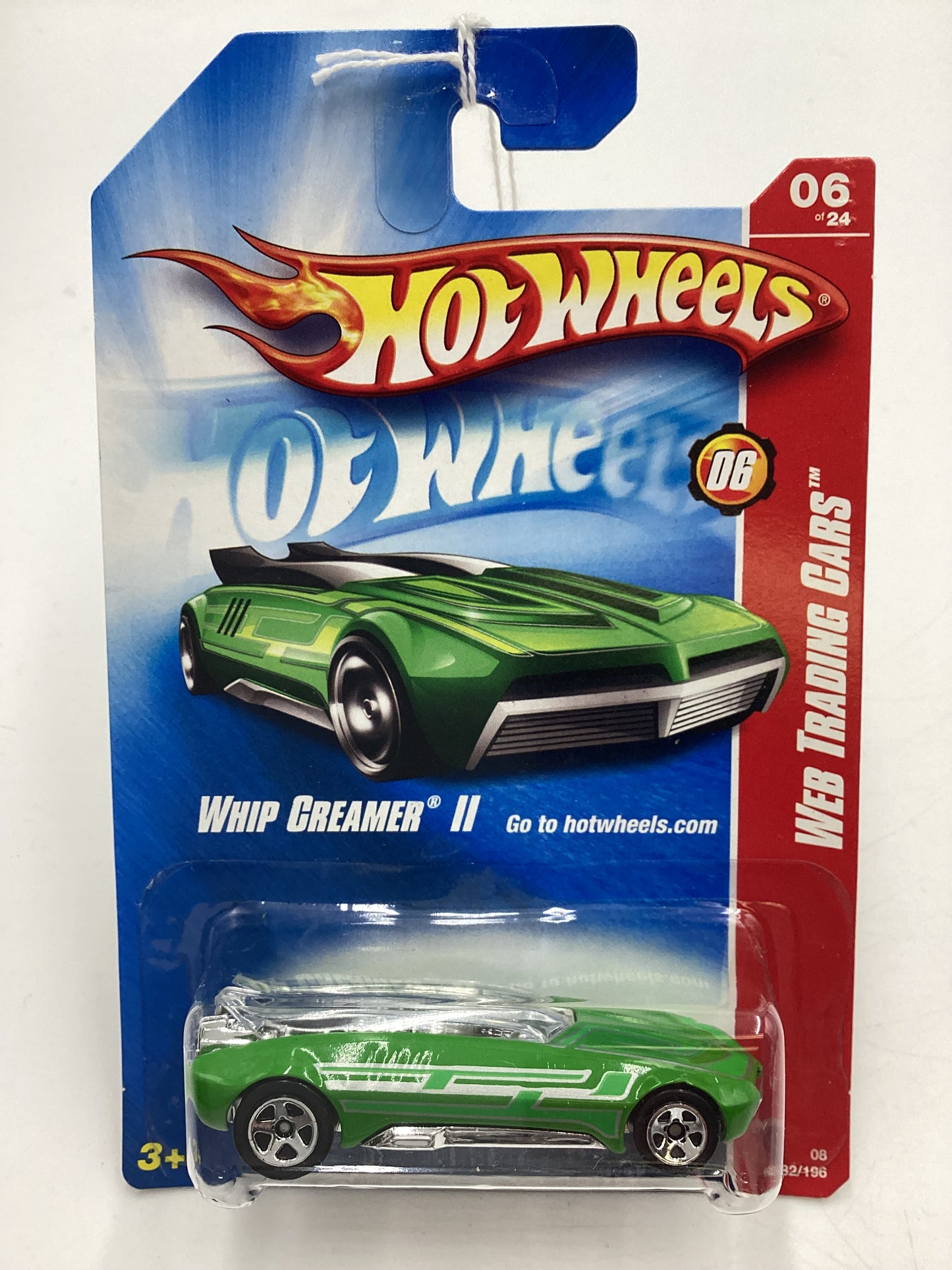 2008 Hot Wheels Web Trading Cars #82 Whip Creamer II Green AA3