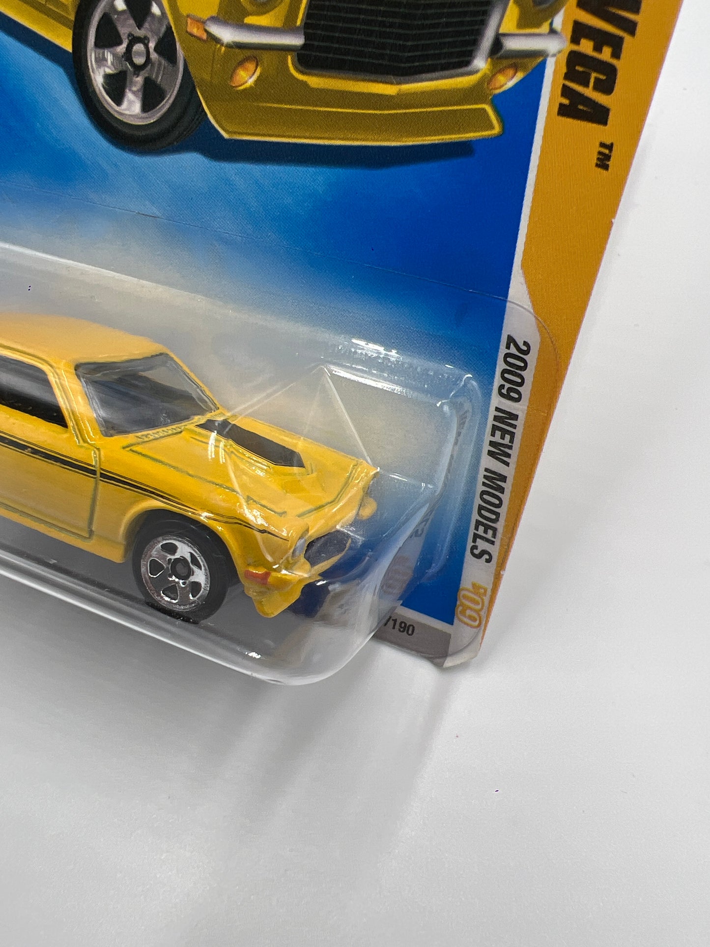 2009 Hot Wheels New Models #23 Custom V-8 Vega Yellow 8H