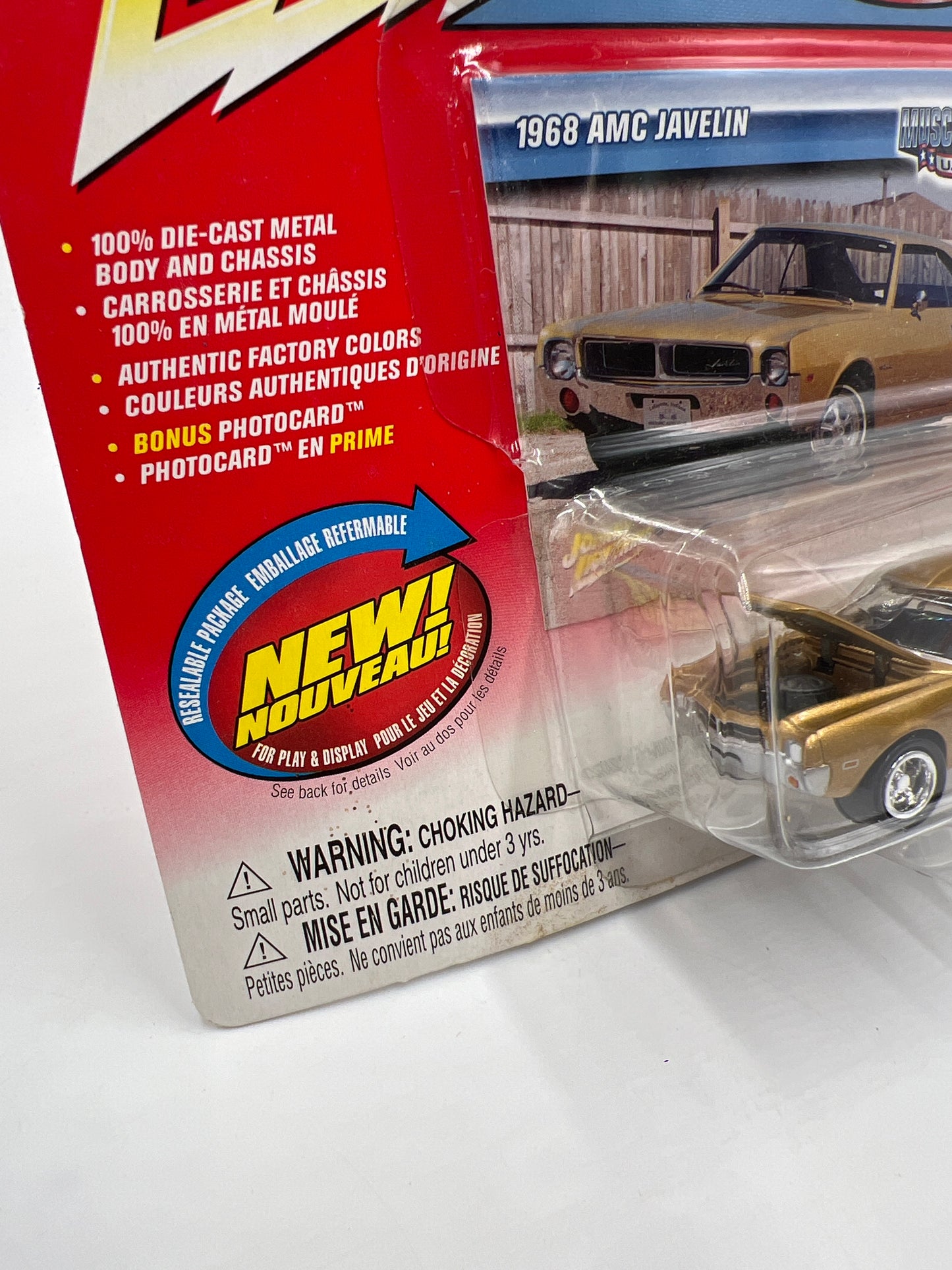 Johnny Lightning Muscle Cars USA #15 1968 AMC Javelin Gold 218C