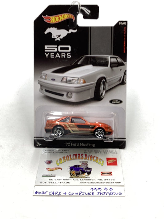 Hot Wheels 50 Years 92 Ford Mustang 4/8 Walmart exclusive 159F