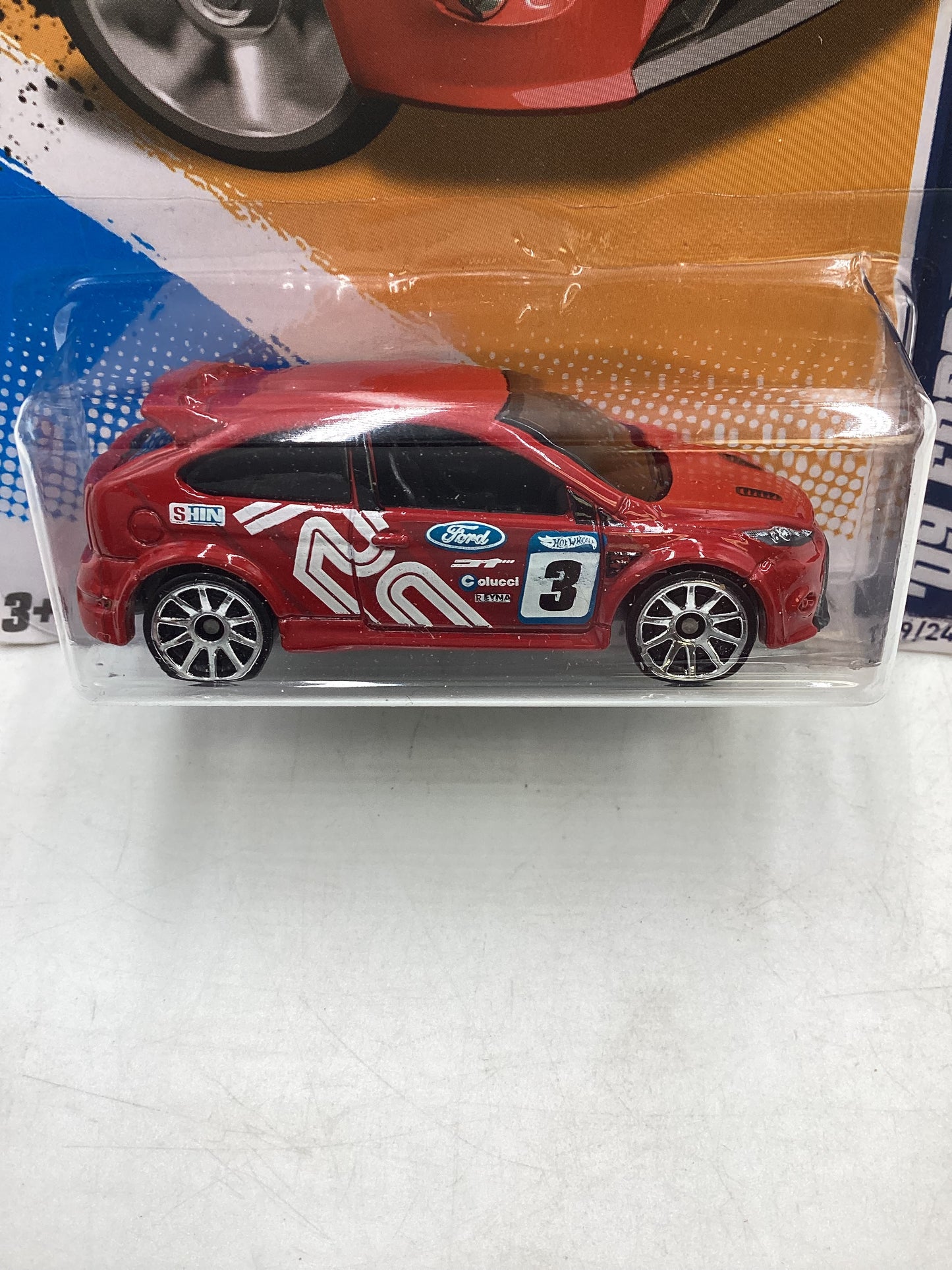 2012 Hot Wheels #129 09 Ford Focus RS Red 26D