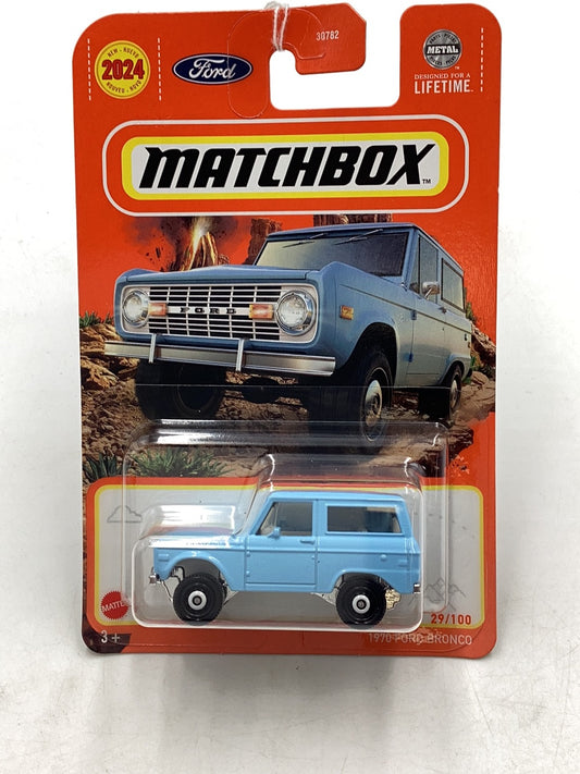 2024 matchbox #29 1970 Ford Bronco 29H