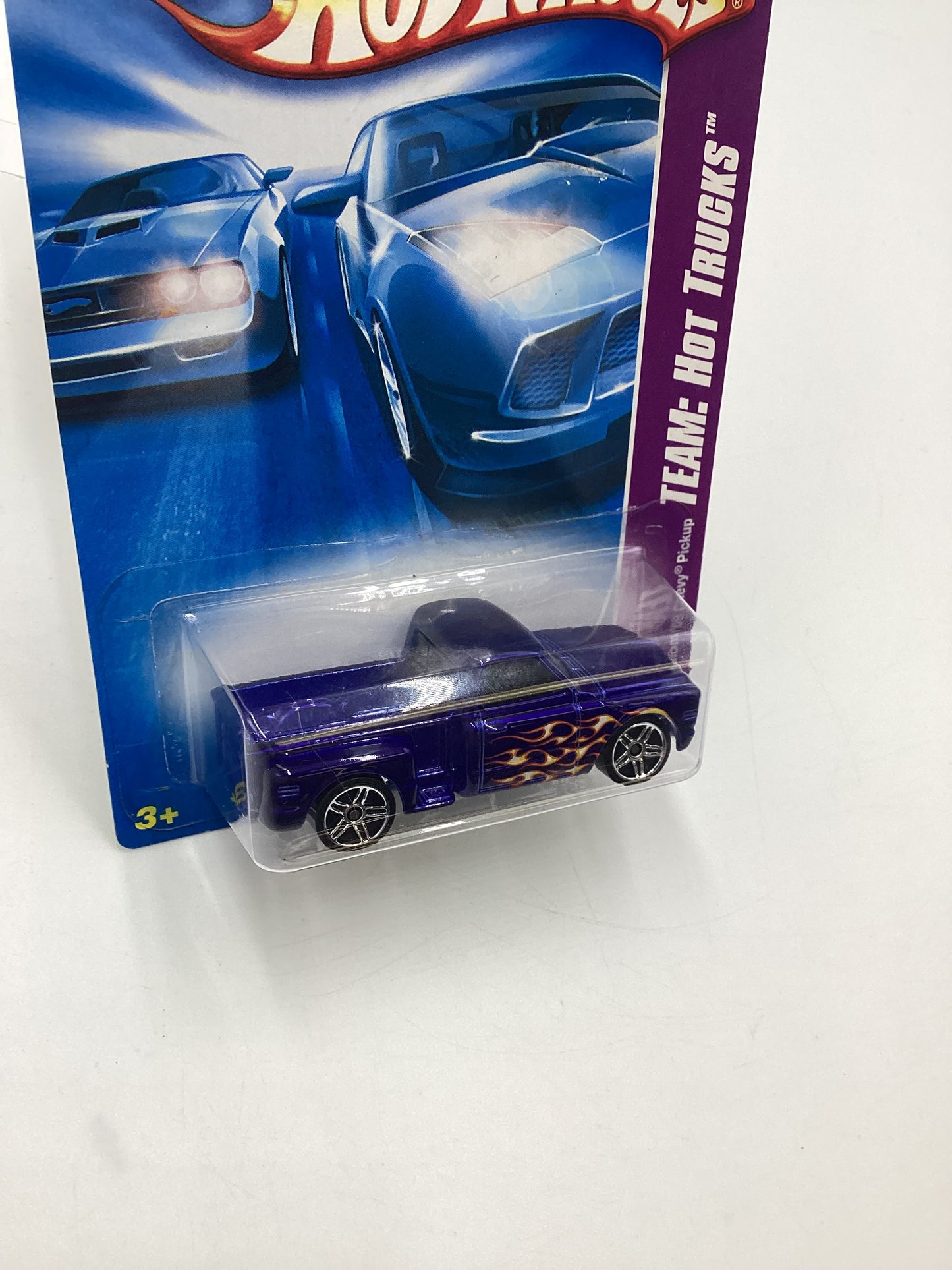 2008 Hot Wheels HW Team: Hot Trucks #140 Custom 69 Chevy Pickup Blue 10A