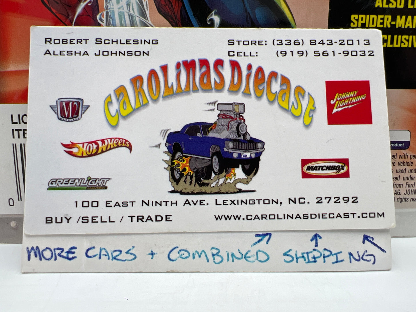 Johnny Lightning Marvel Spider-Man #8 1970 Ford Mustang Mach 1 Silver