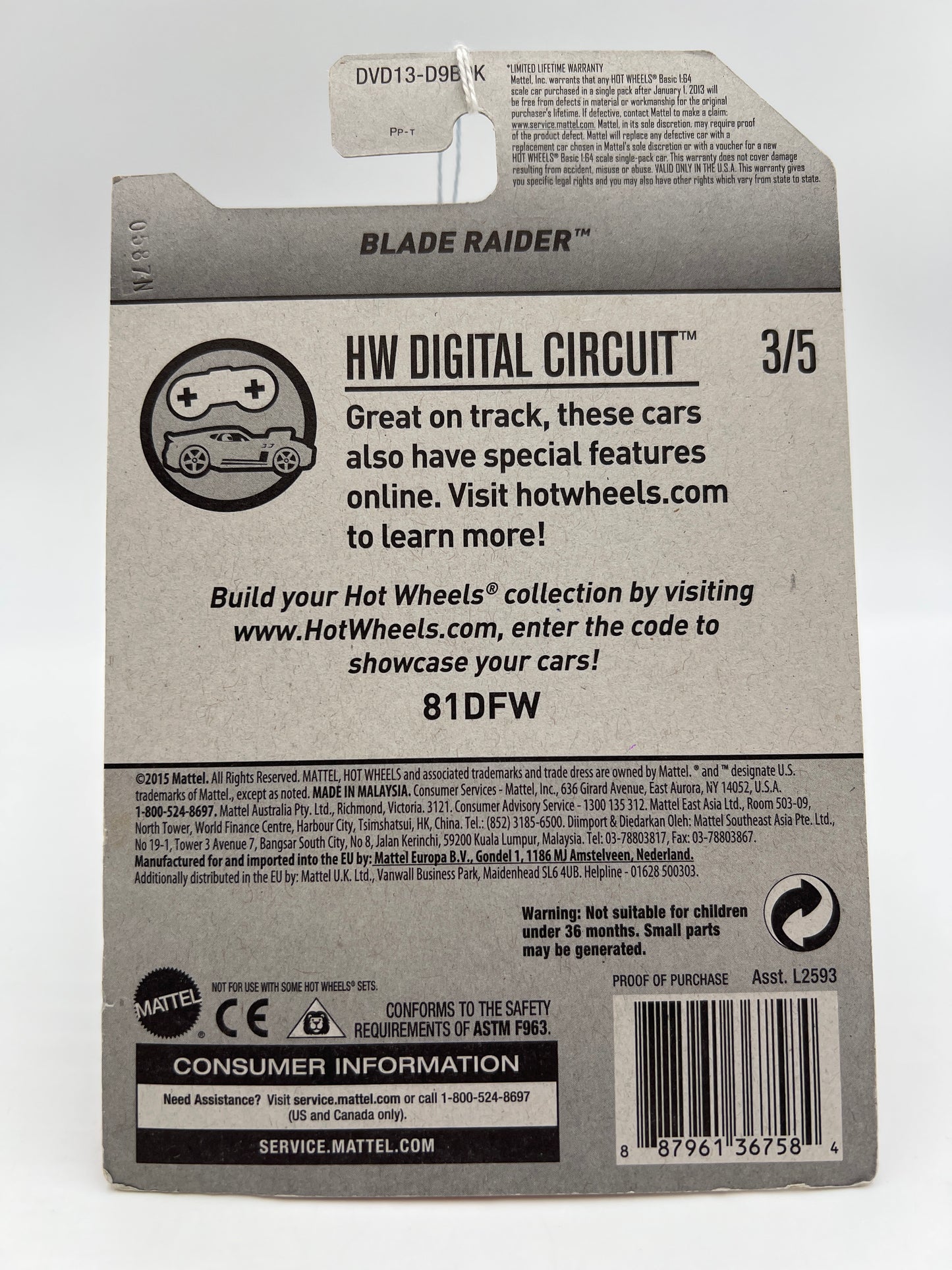 2017 Hot Wheels Treasure Hunt Blade Raider Red #2