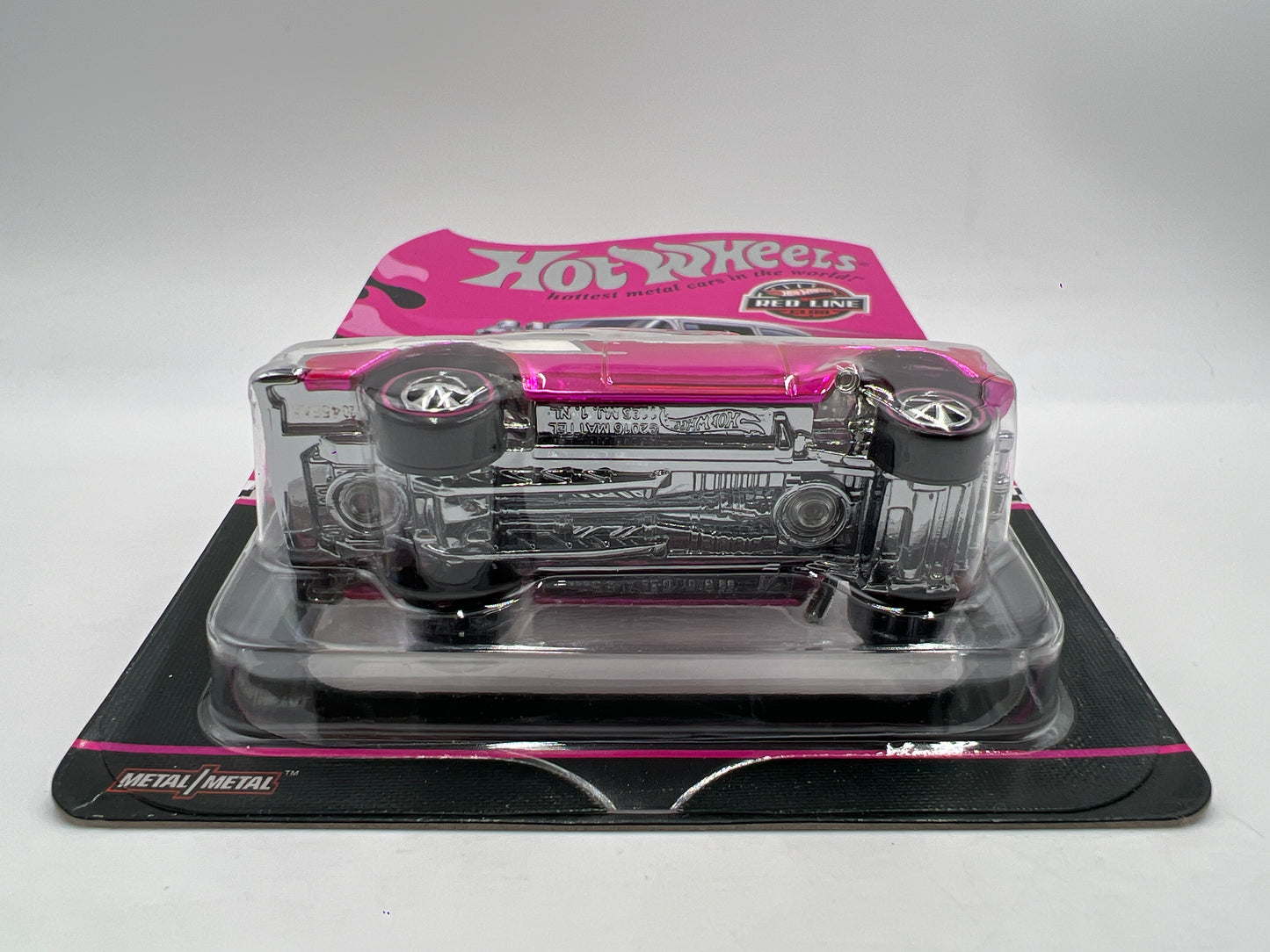 2025 Hot Wheels RLC Club Exclusive 55 Chevy Bel Air Gasser Pink W/Protector 2