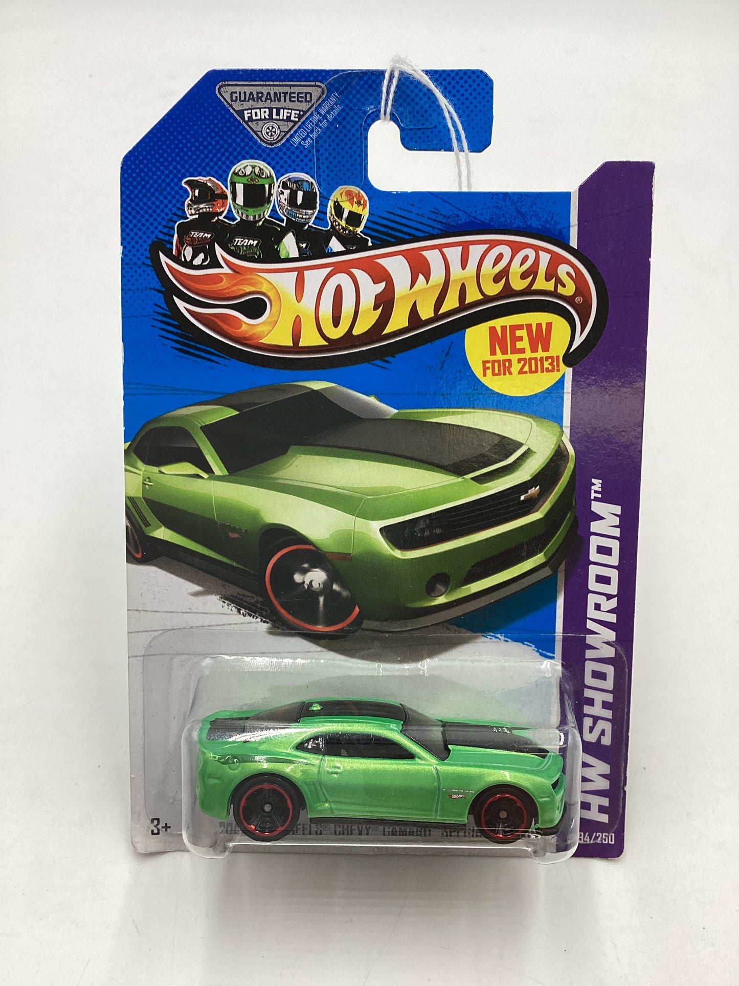 2013 Hot wheels #194 Green 2013 Hot Wheels Chevy Camaro Special Edition 7G