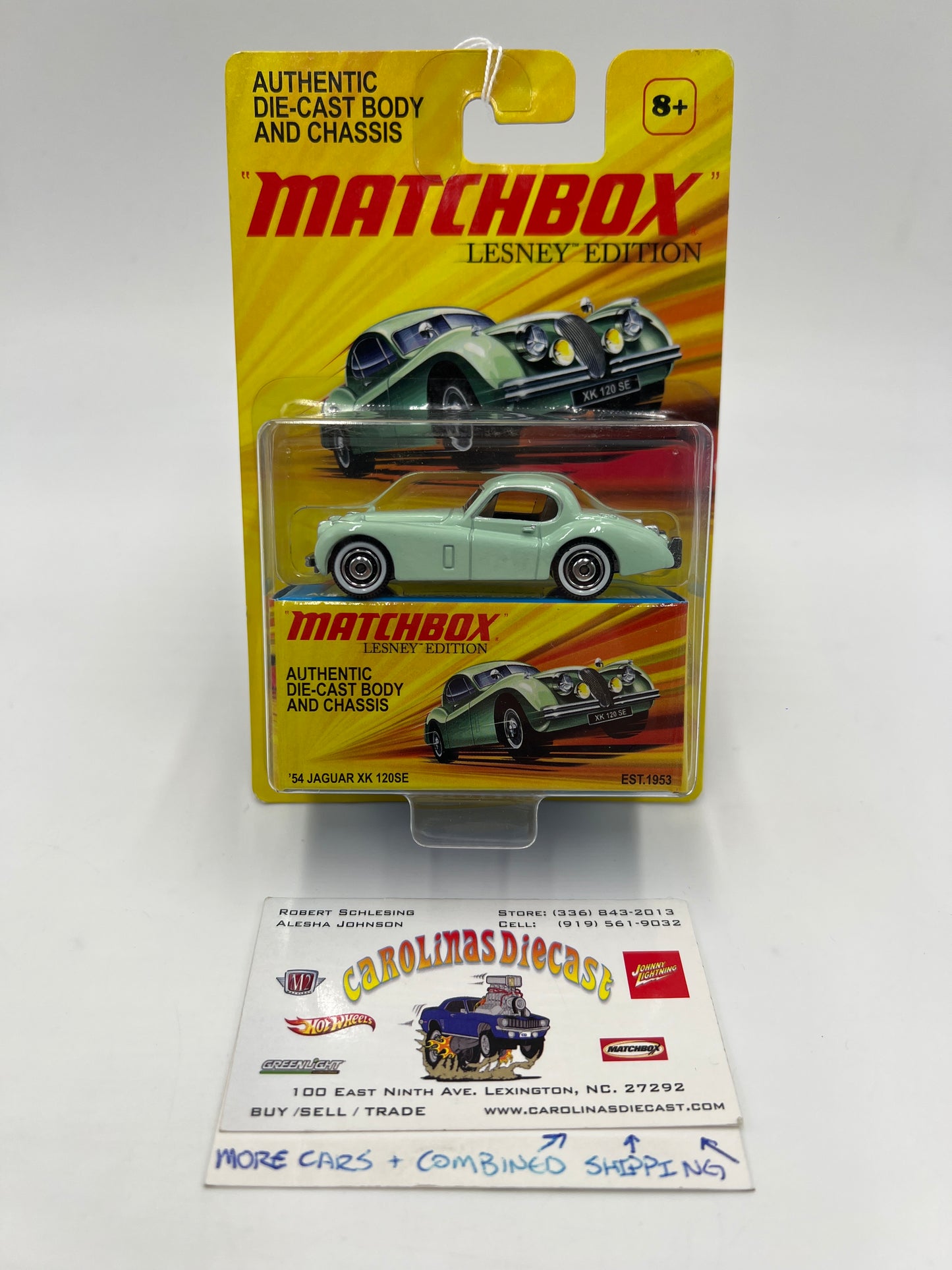 Matchbox Lesley Edition 54 Jaguar XK 120SE Green 162i