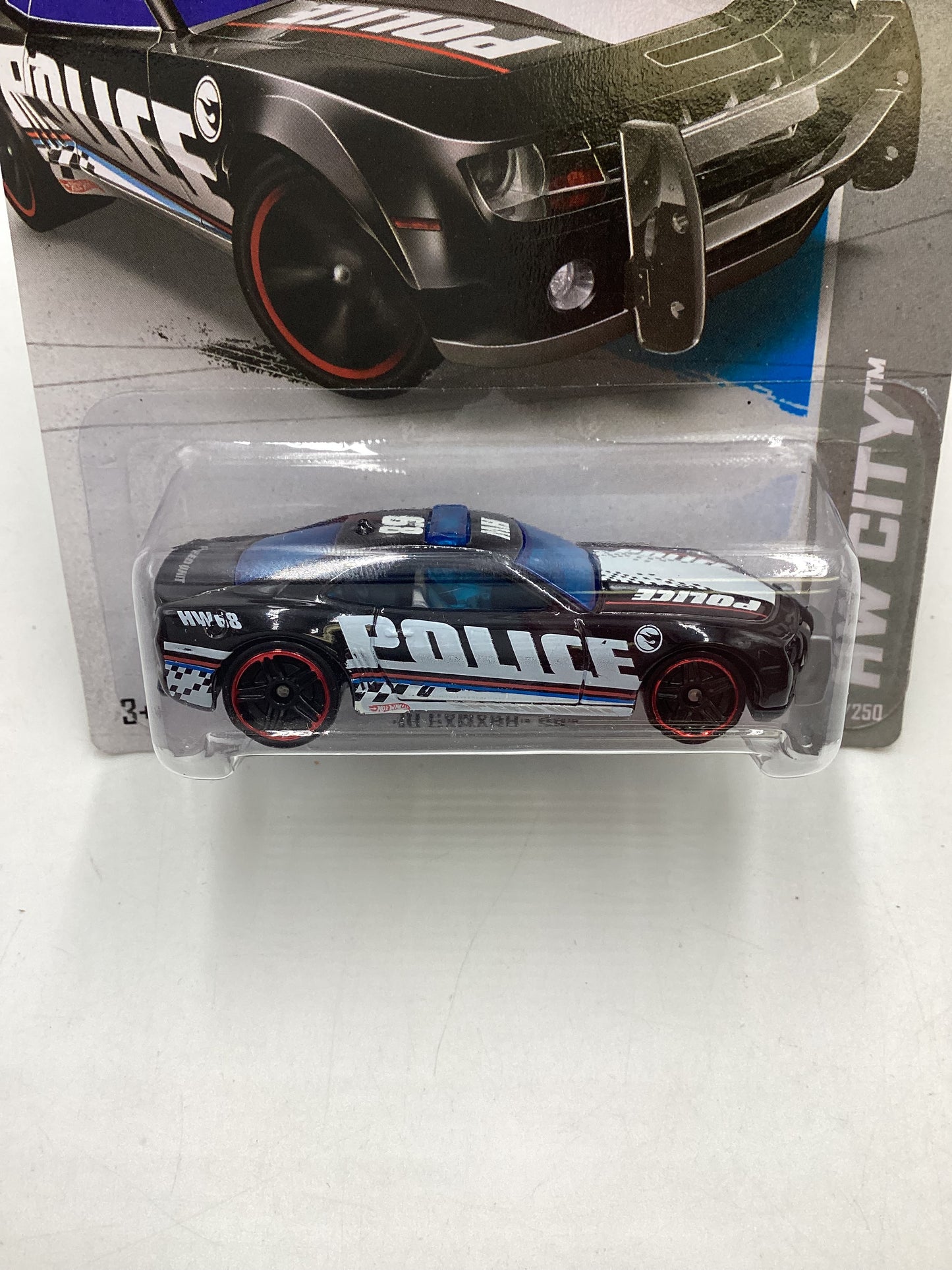 2013 Hot Wheels #17 Treasure Hunt 10 Camaro SS Police Black 275H