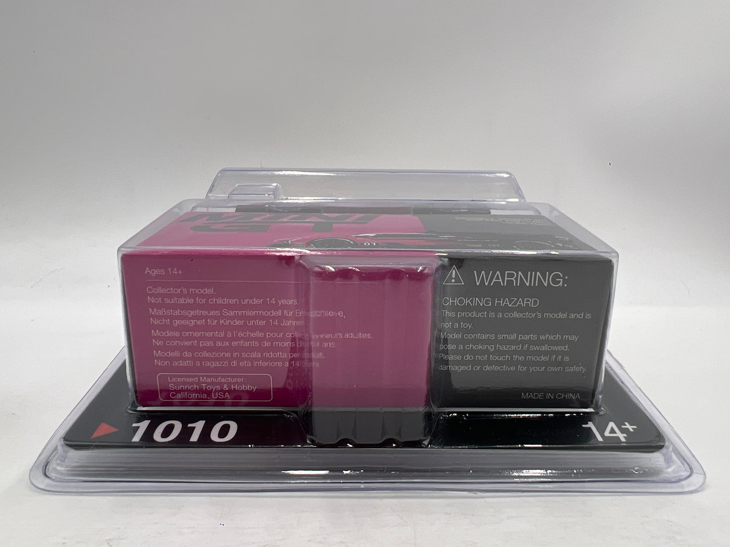 Mini GT #1010 Cadillac V-Series.R #01 2024 IMSA Petit Le Mans Cadillac Racing Pink/Black