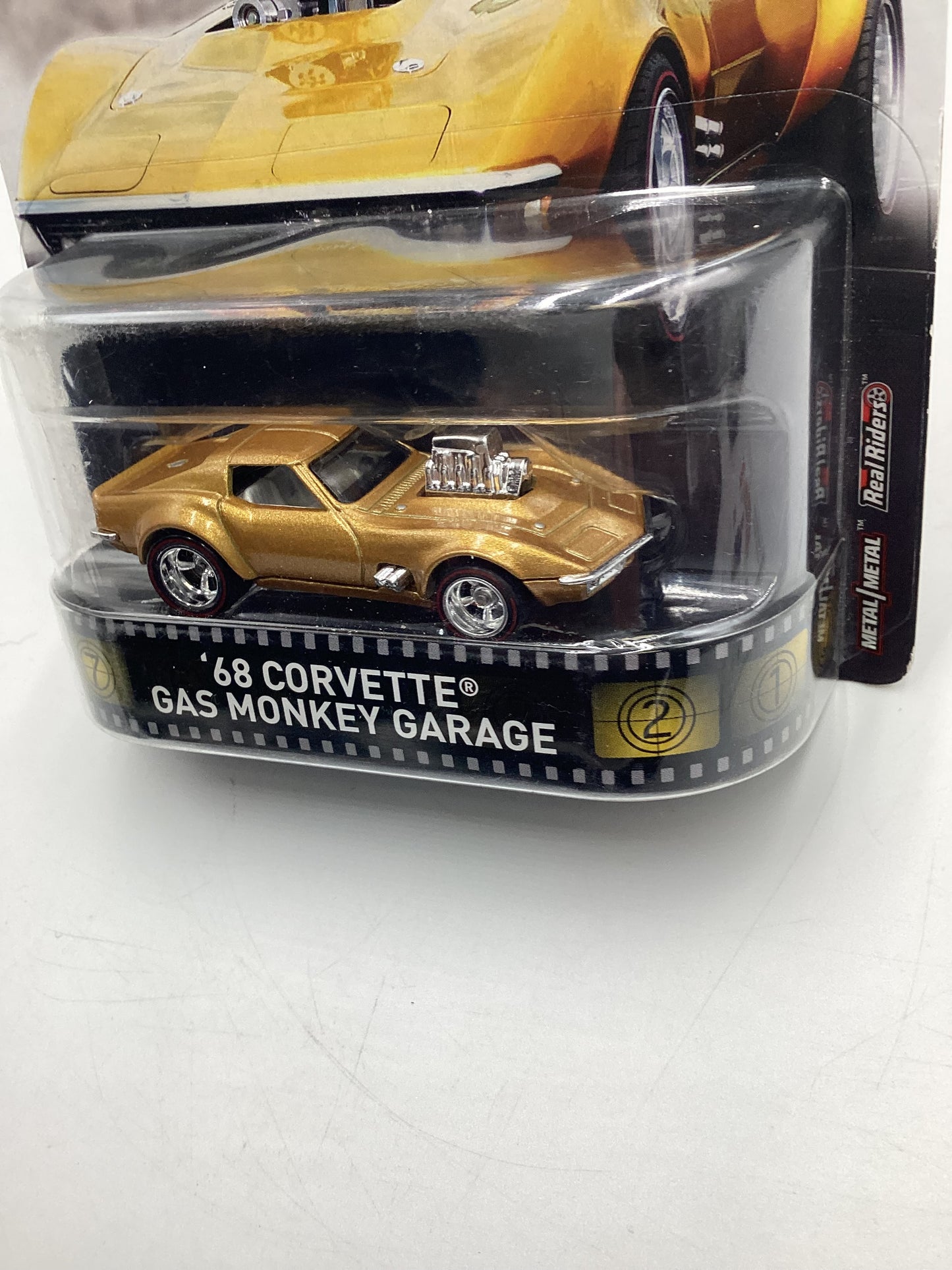 2018 Hot wheels Retro Entertainment Gas Monkey Garage 68 Corvette 241E