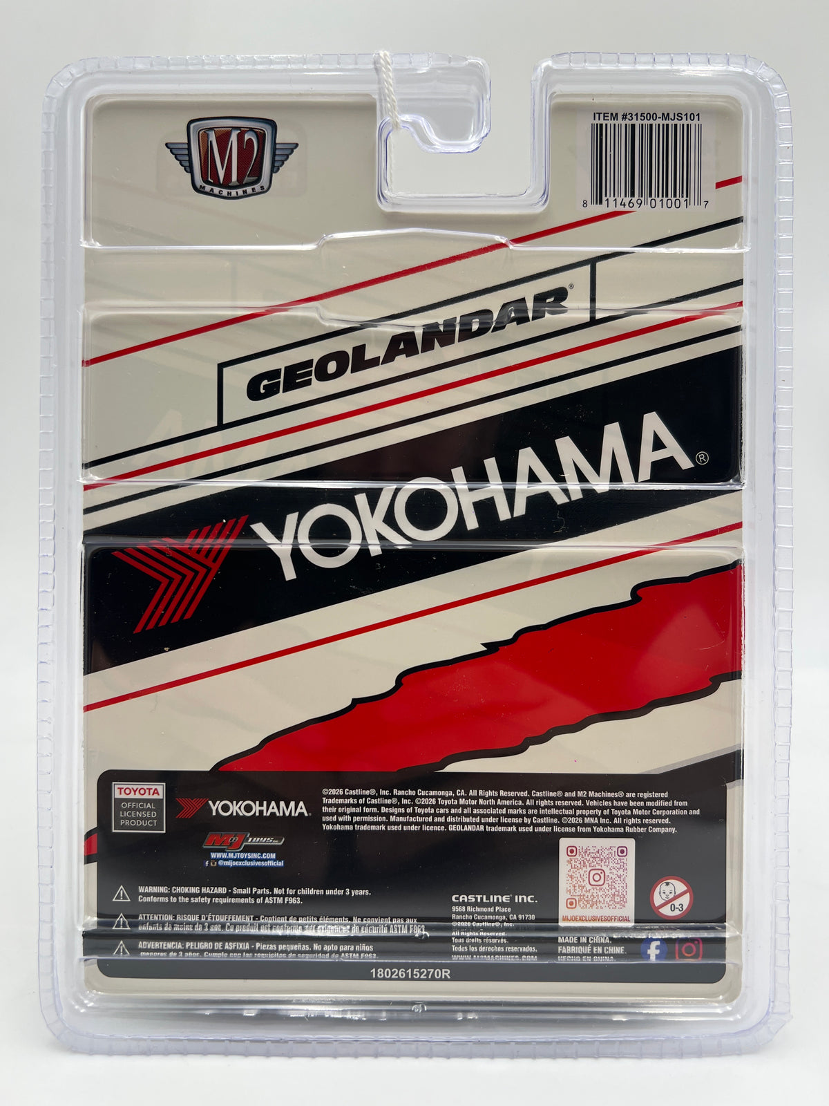 M2 Machines MJS101 MiJo Exclusives CHASE Yokohama Geolander 1985 Toyota 4x4