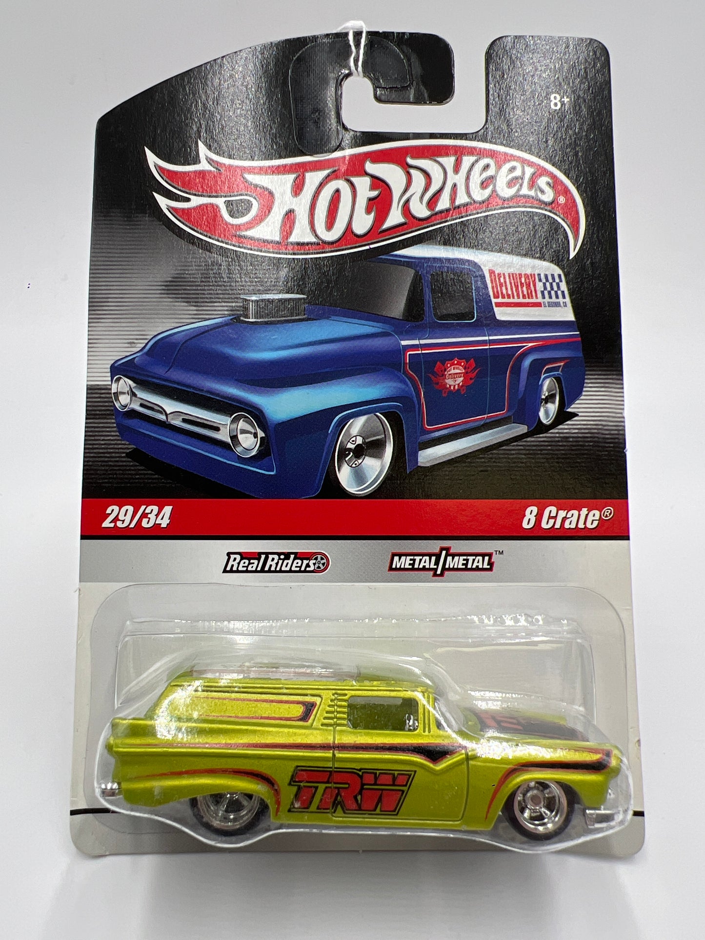 Hot Wheels Slick Rides #29 8 Crate TRW Green 242E