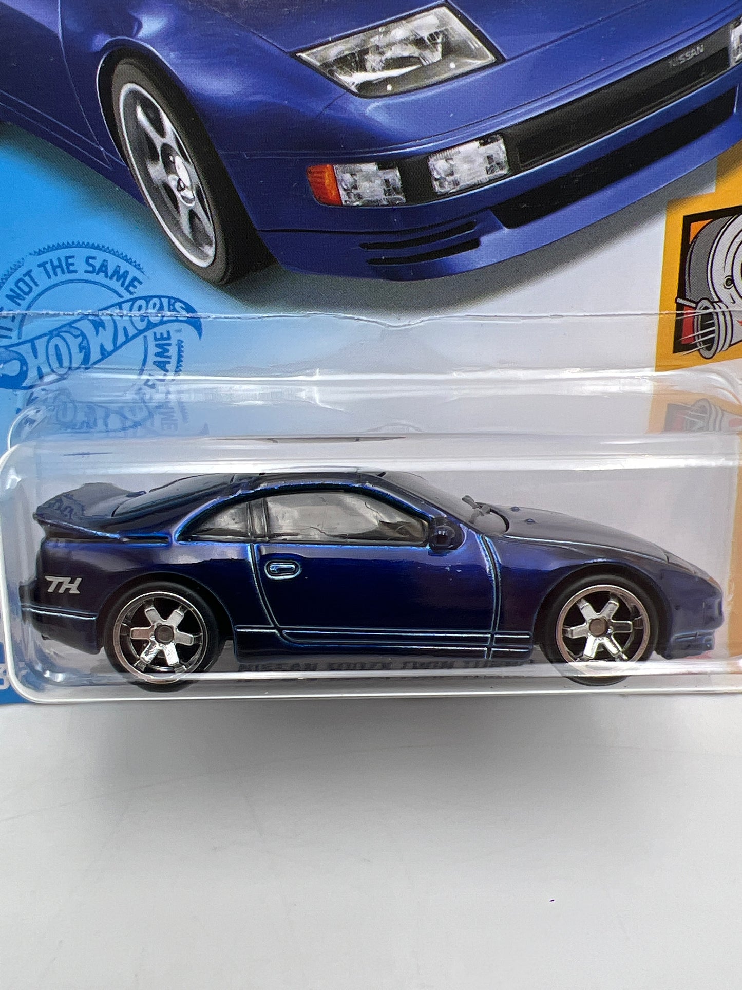 2021 Hot Wheels Super Treasure Hunt #23 Nissan 300ZX Twin Turbo Blue W/Protector