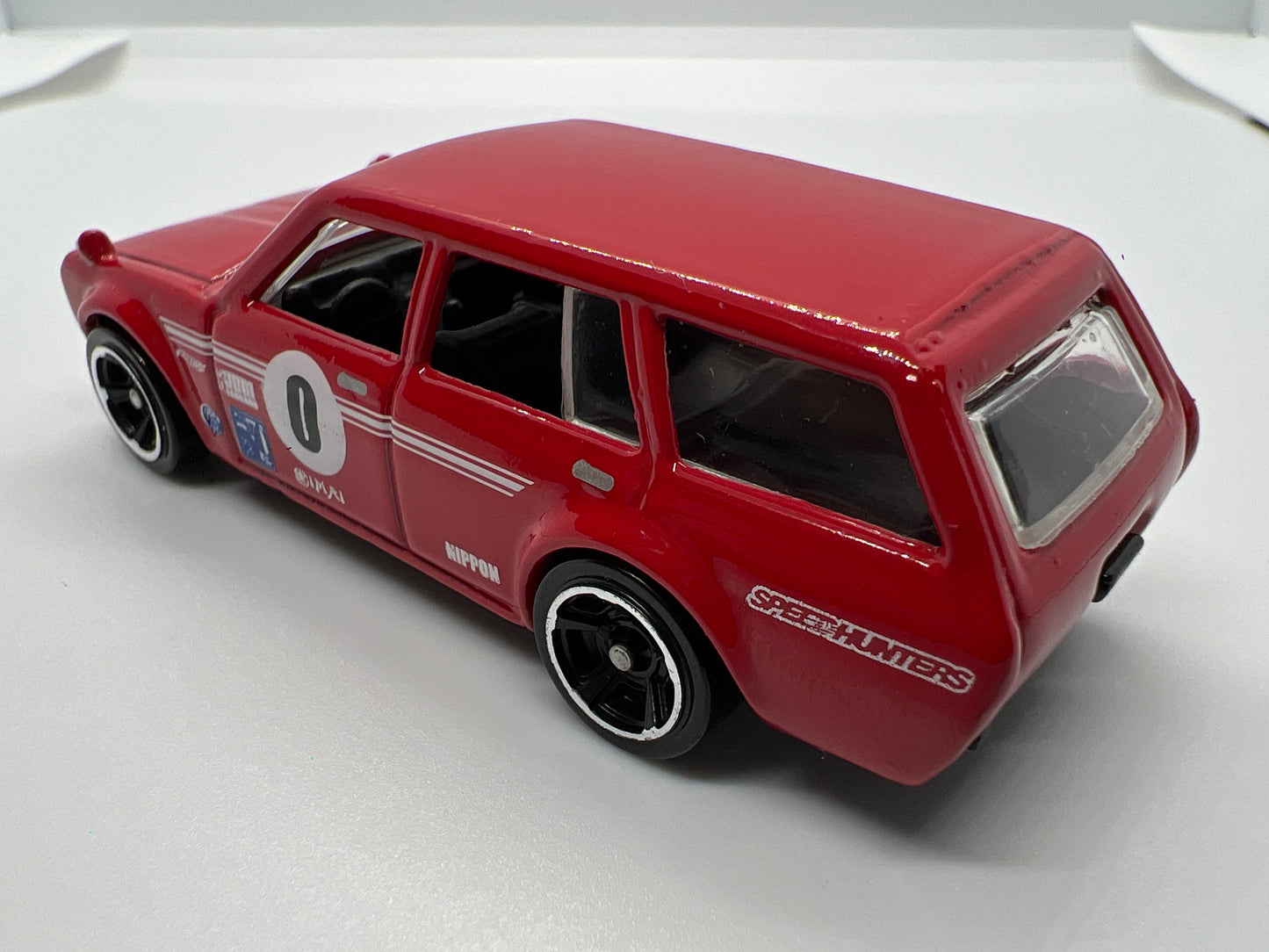 Hot Wheels 1/64 Mainline 71 Datsun 510 Wagon Red Loose