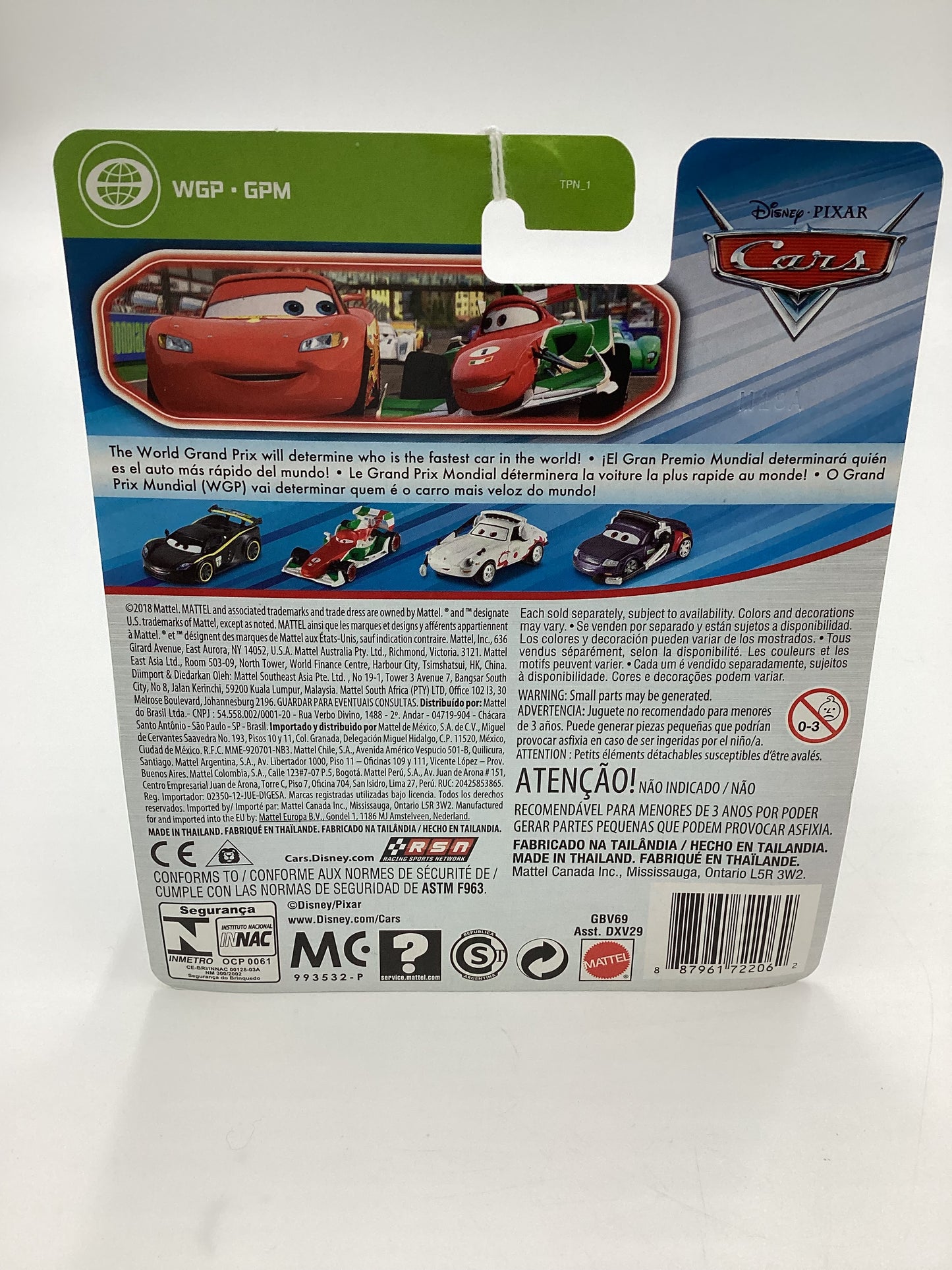 Disney Pixar Cars Mach Matsuo White
