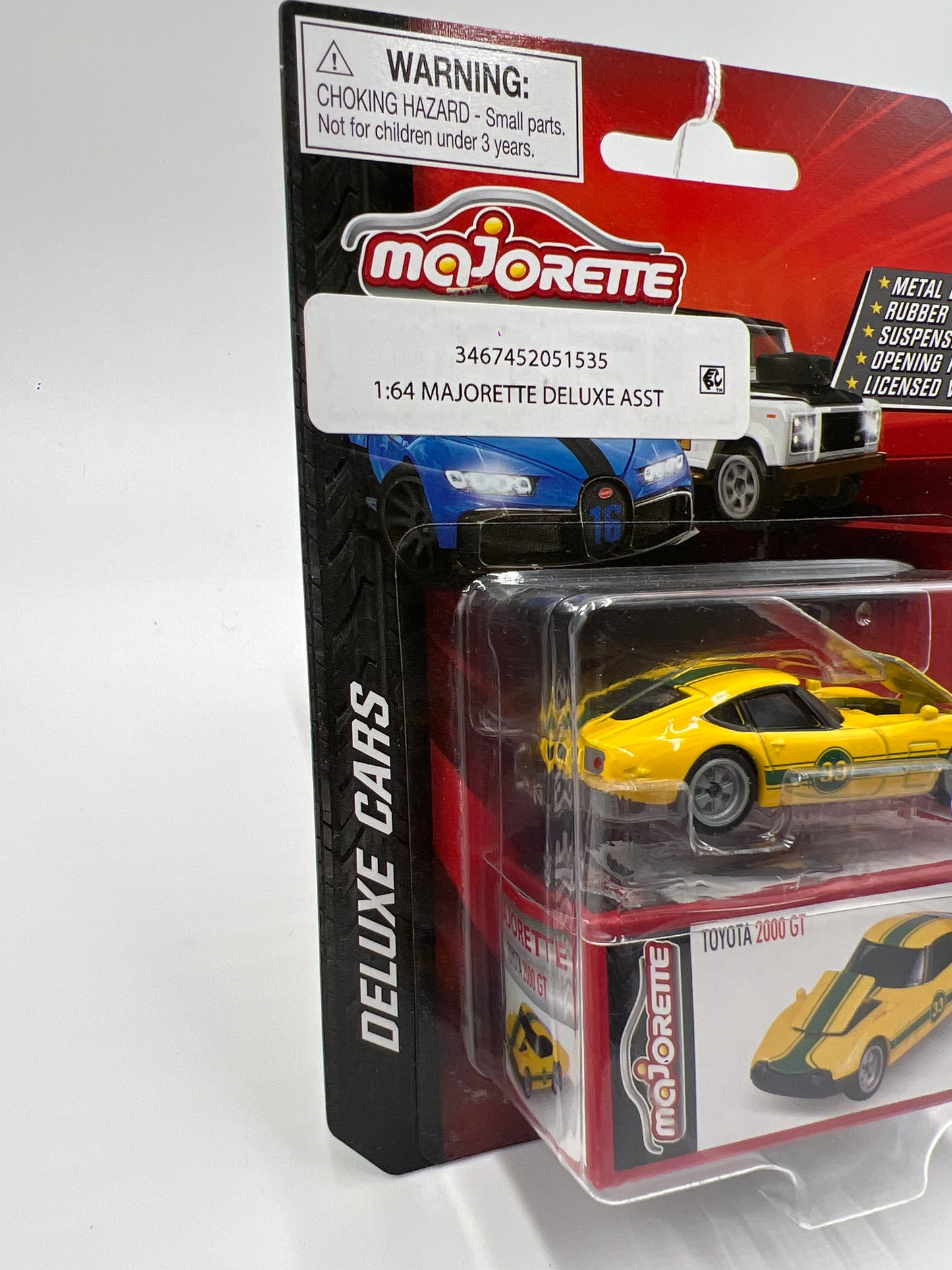 Majorette Deluxe Cars Toyota 2000 GT Yellow 112H