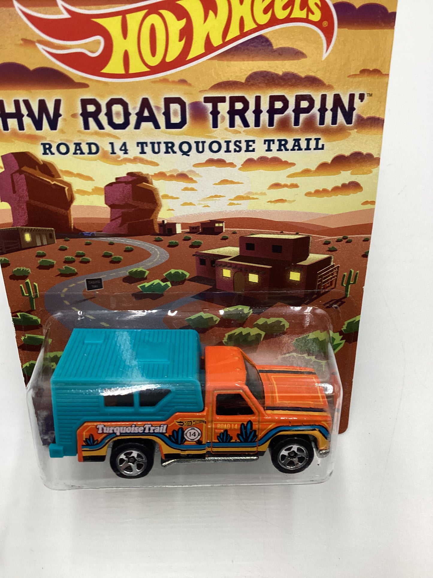 HW Road Trippin Road 14 Turquiose Trail #3 Backwoods Bomb Orange/Blue 158E