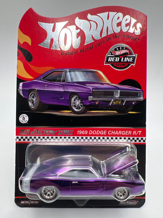 2021 Hot Wheels RLC sELECTIONs Series 1969 Dodge Charger R/T Purple W/Protector