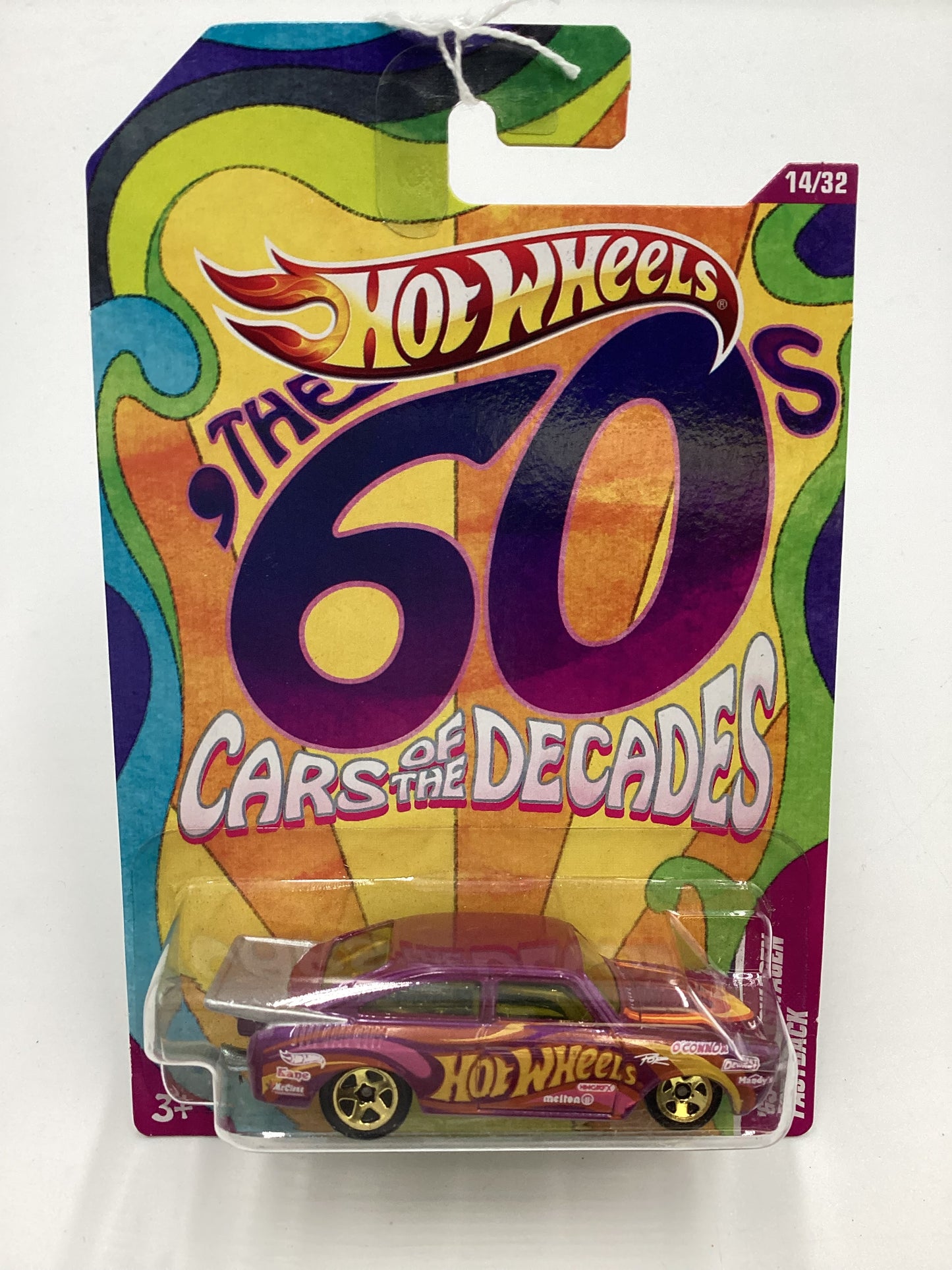 Hot Wheels Cars of the Decades The 60s #14 65 Volkswagen Fastback Purple 160J