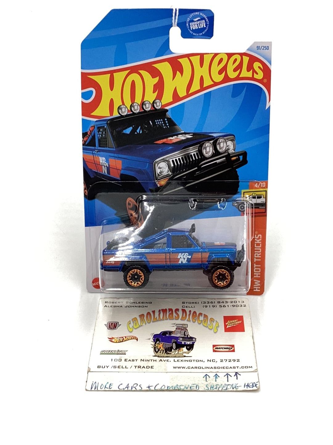 2024 Hot Wheels D case #91 73 Jeep J10 41C