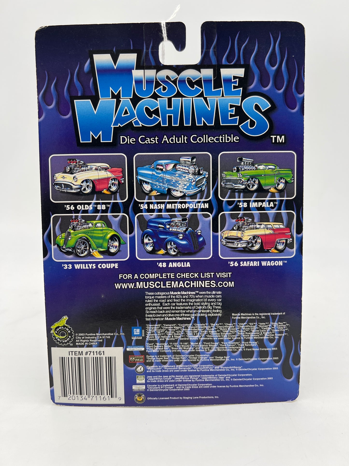 Muscle Machines 56 Olds 88 Black/Silver 03-04 222E