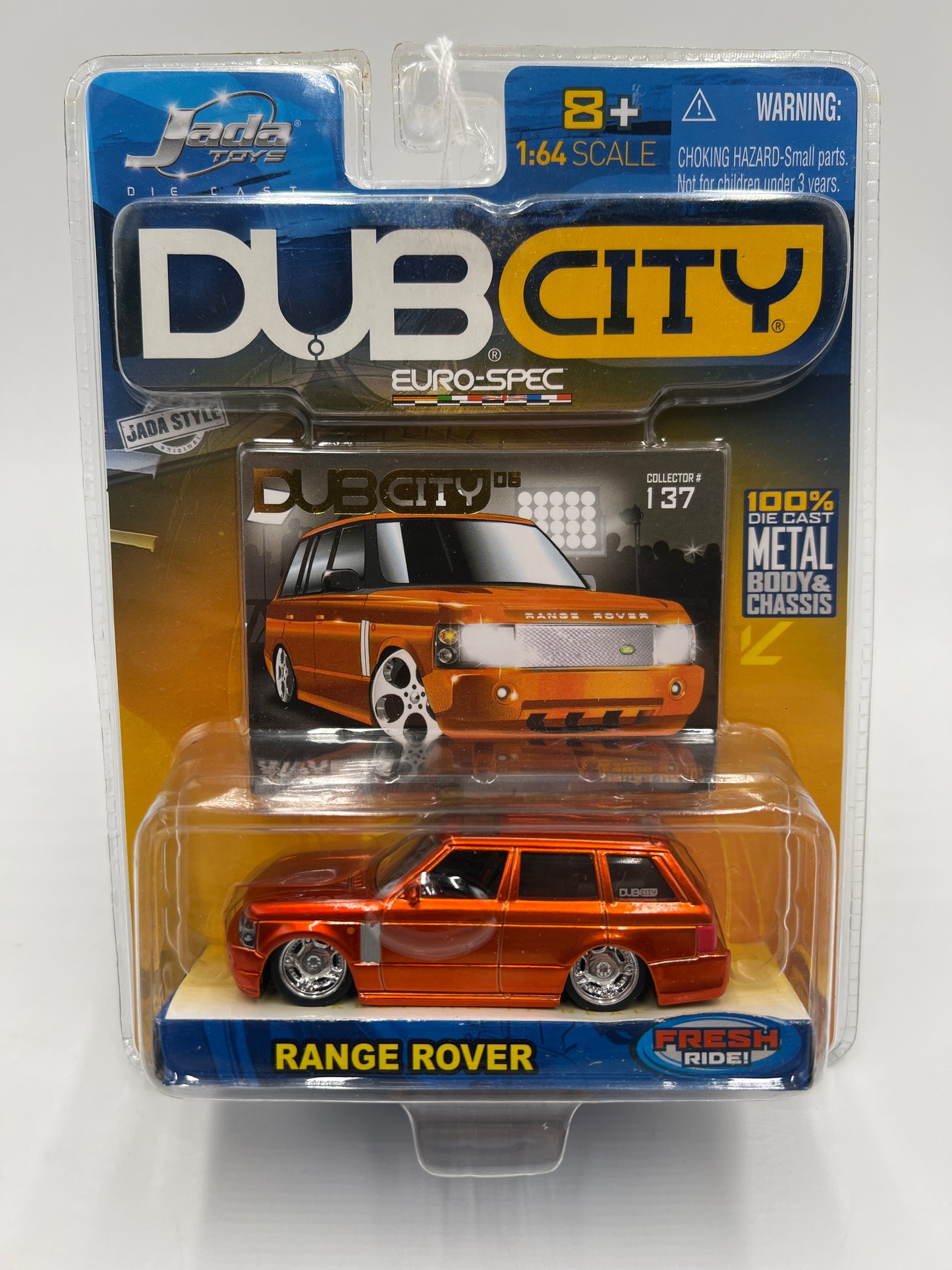 Jada Toys Dub City Euro Spec Wave 13 #137 Range Rover Orange SR