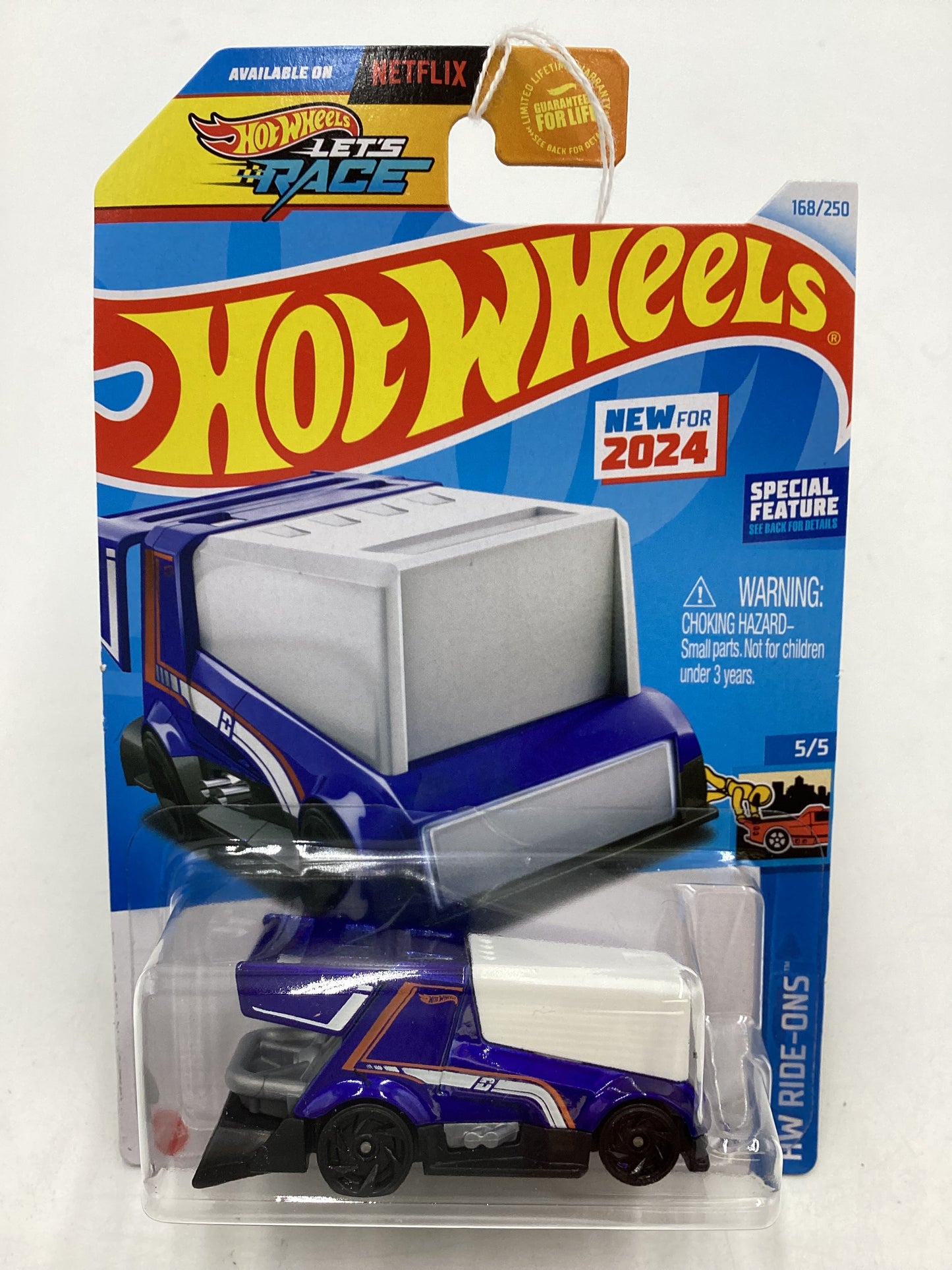 2024 Hot Wheels #168 Rink Racer Blue 114A