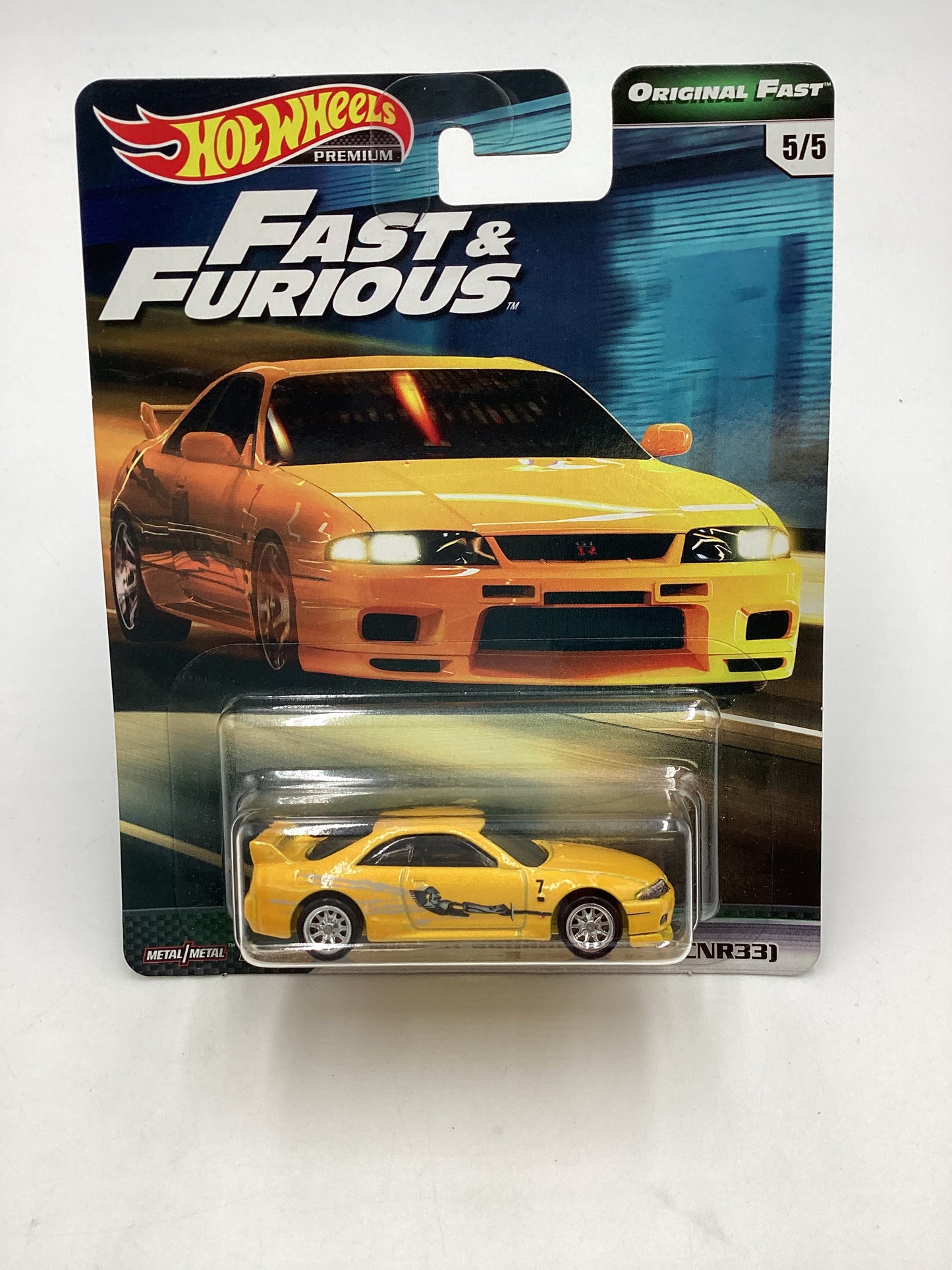 Hot wheels Fast and furious Original Fast #5 Nissan skyline GT-R bcnr33 5/5