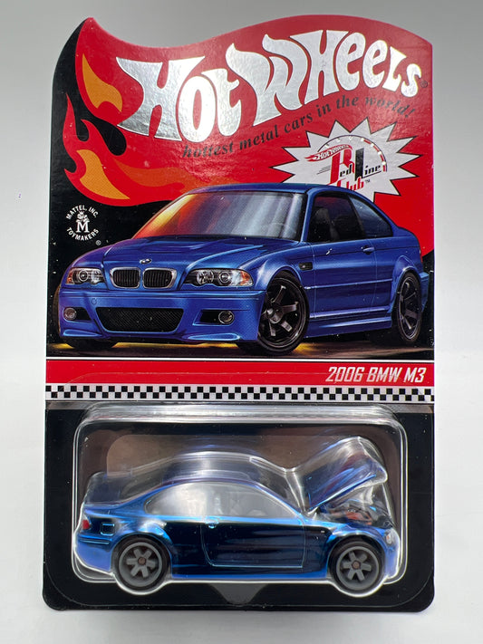 2022 Hot Wheels RLC 21886/30000 2006 BMW M3 Blue W/Protector