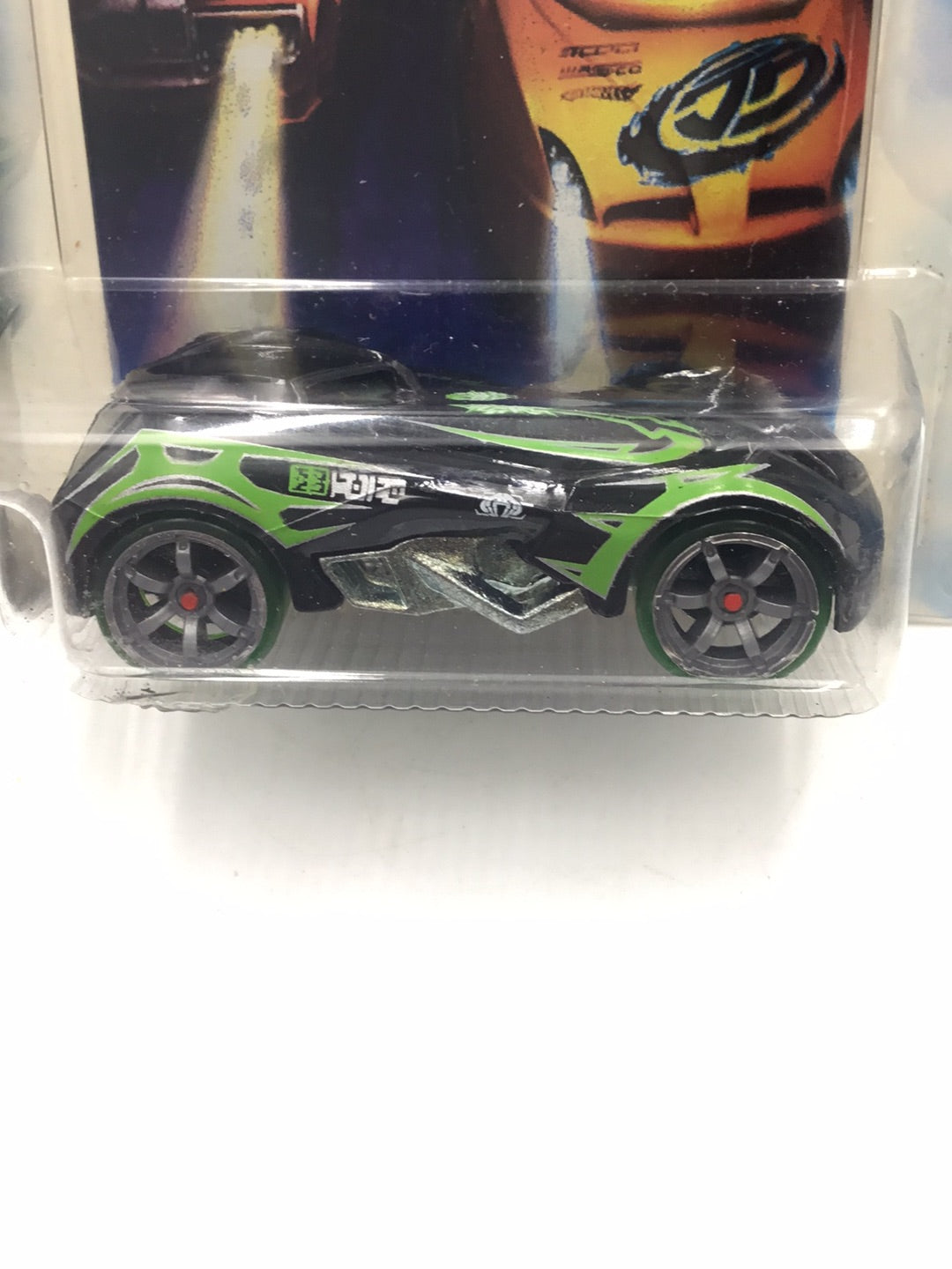 Hot wheels Acceleracers Racing Drones RD-03 3 of 9 Black International card  (Bad card)