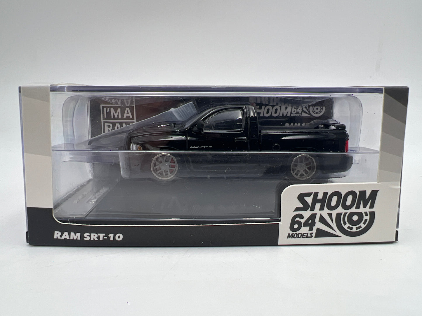 Shoom 64 Models 1:64 Dodge Ram SRT-10 Black W/Accessories