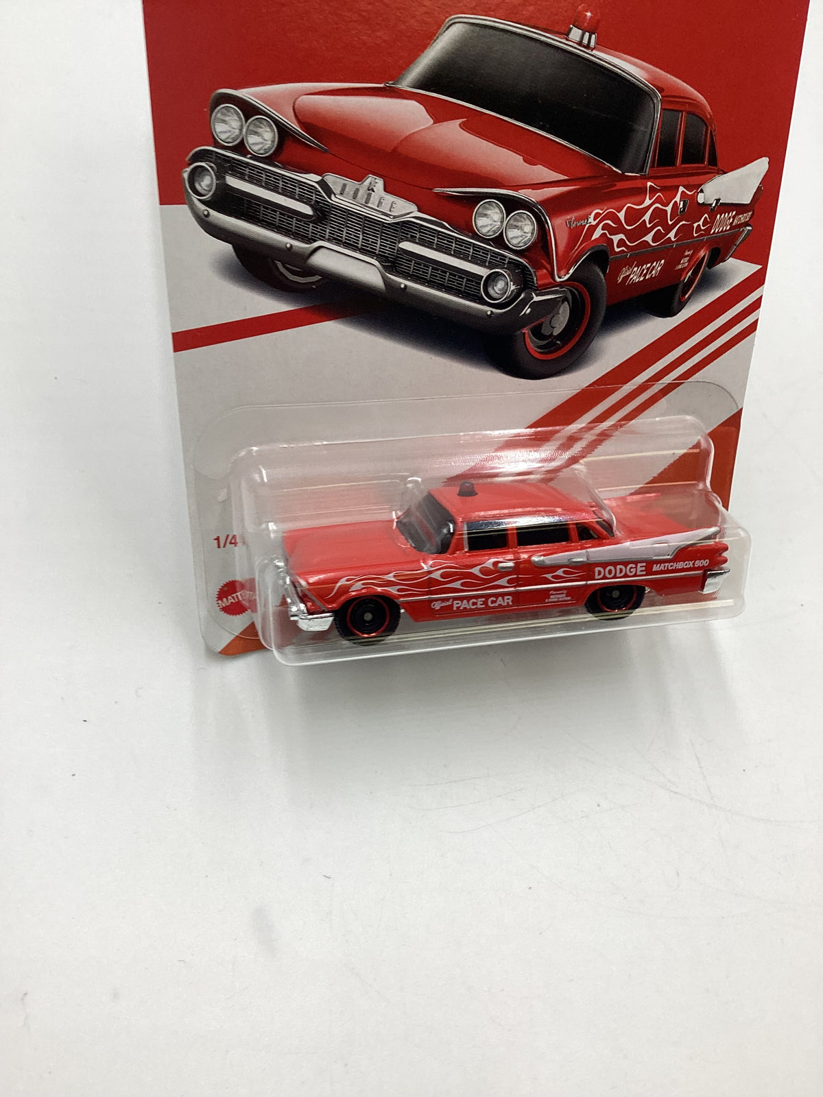 Matchbox Esclusivo Target '59 Dodge Coronet Polizia (Pace) Rossa 1/64 - Nuovo Thailandia - Foto 2