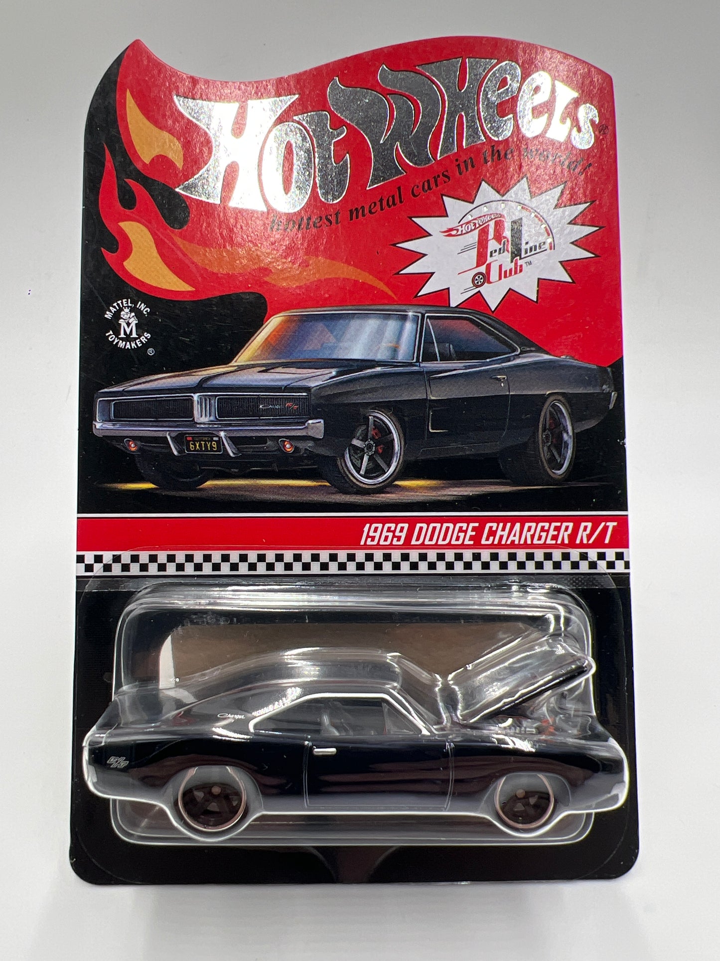 2024 Hot Wheels RLC 16754/17500 1969 Dodge Charger R/T Black W/Protector Cracked Blister